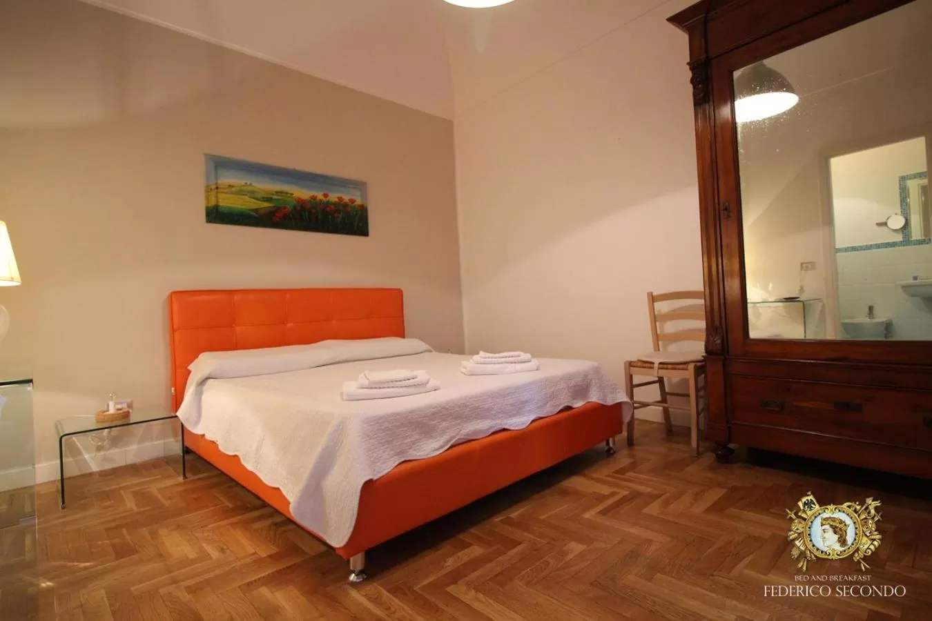 Bedroom, Bed in Federico Secondo B&B