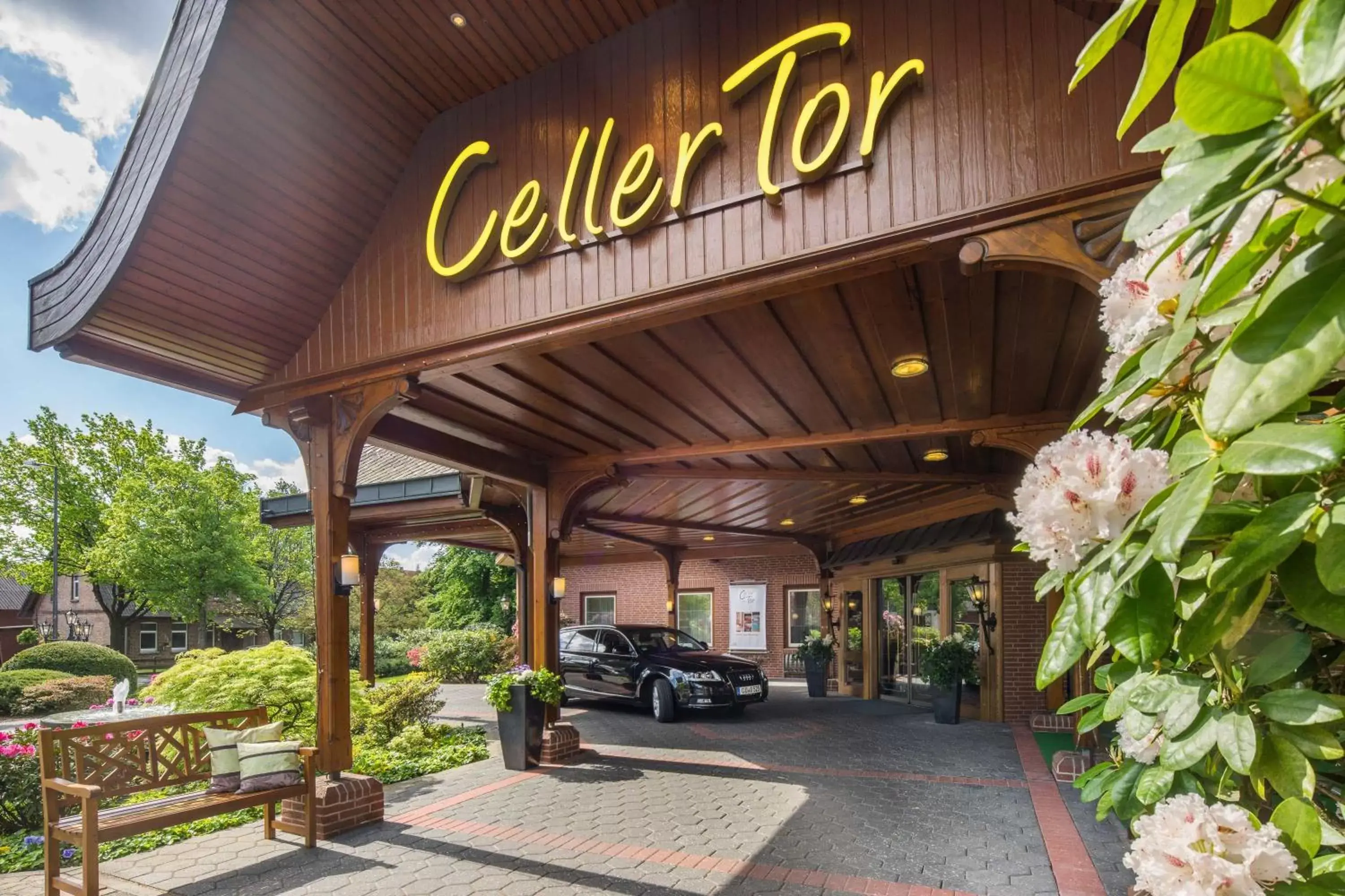 Facade/entrance in Hotel Celler Tor