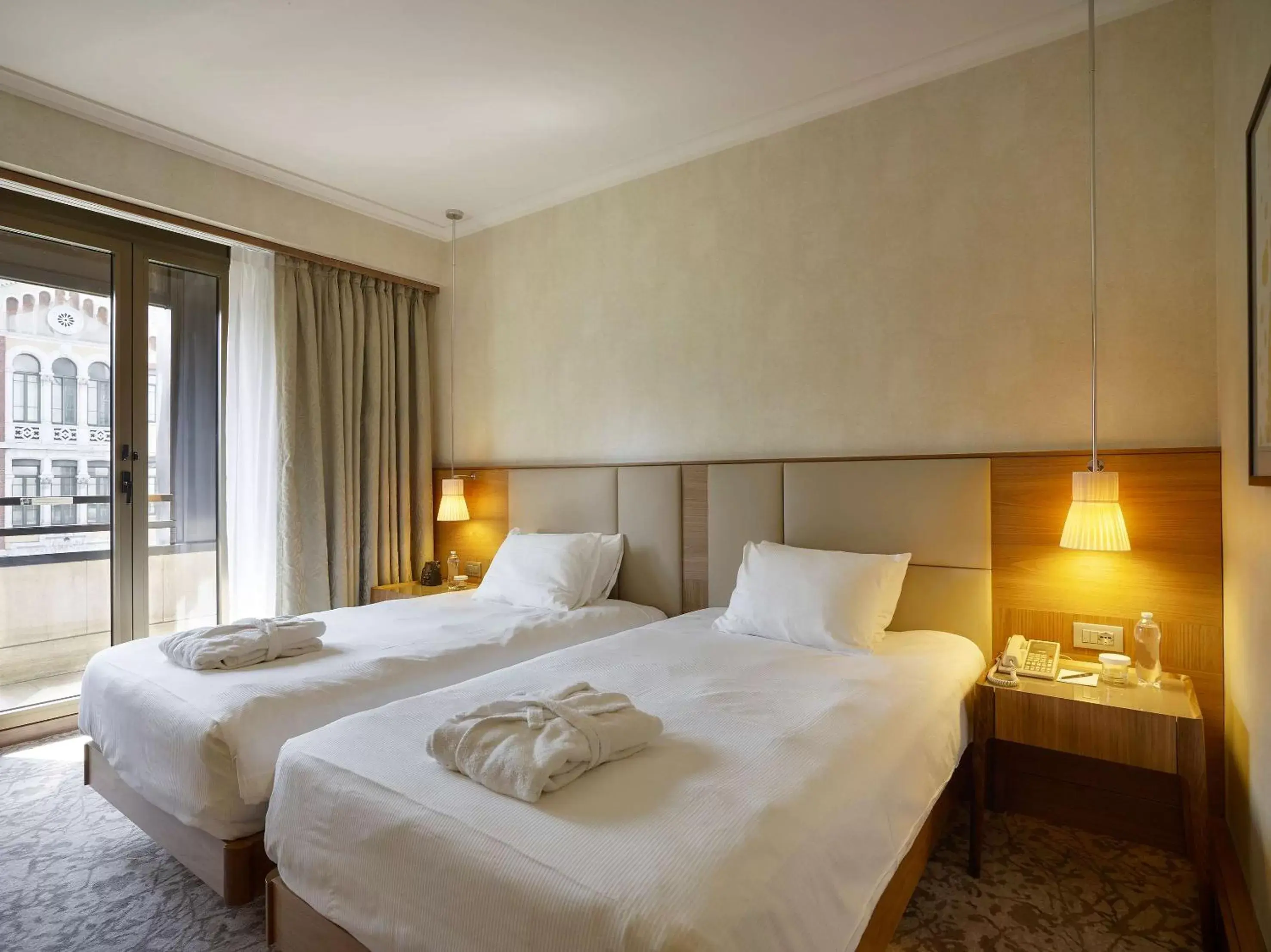 Bed in Hilton Milan