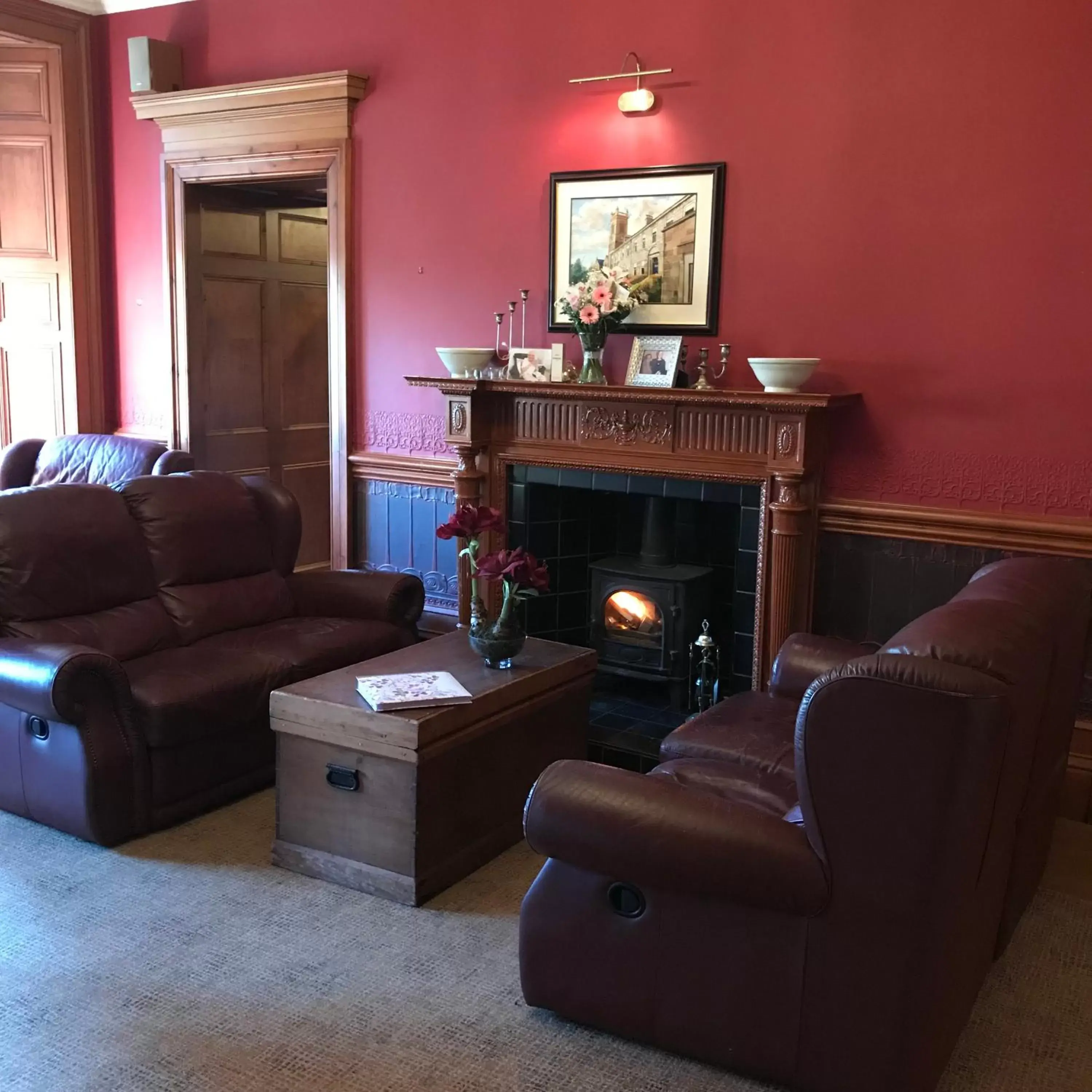 Library, Seating Area in Ashtree House Hotel, Glasgow Airport & Paisley