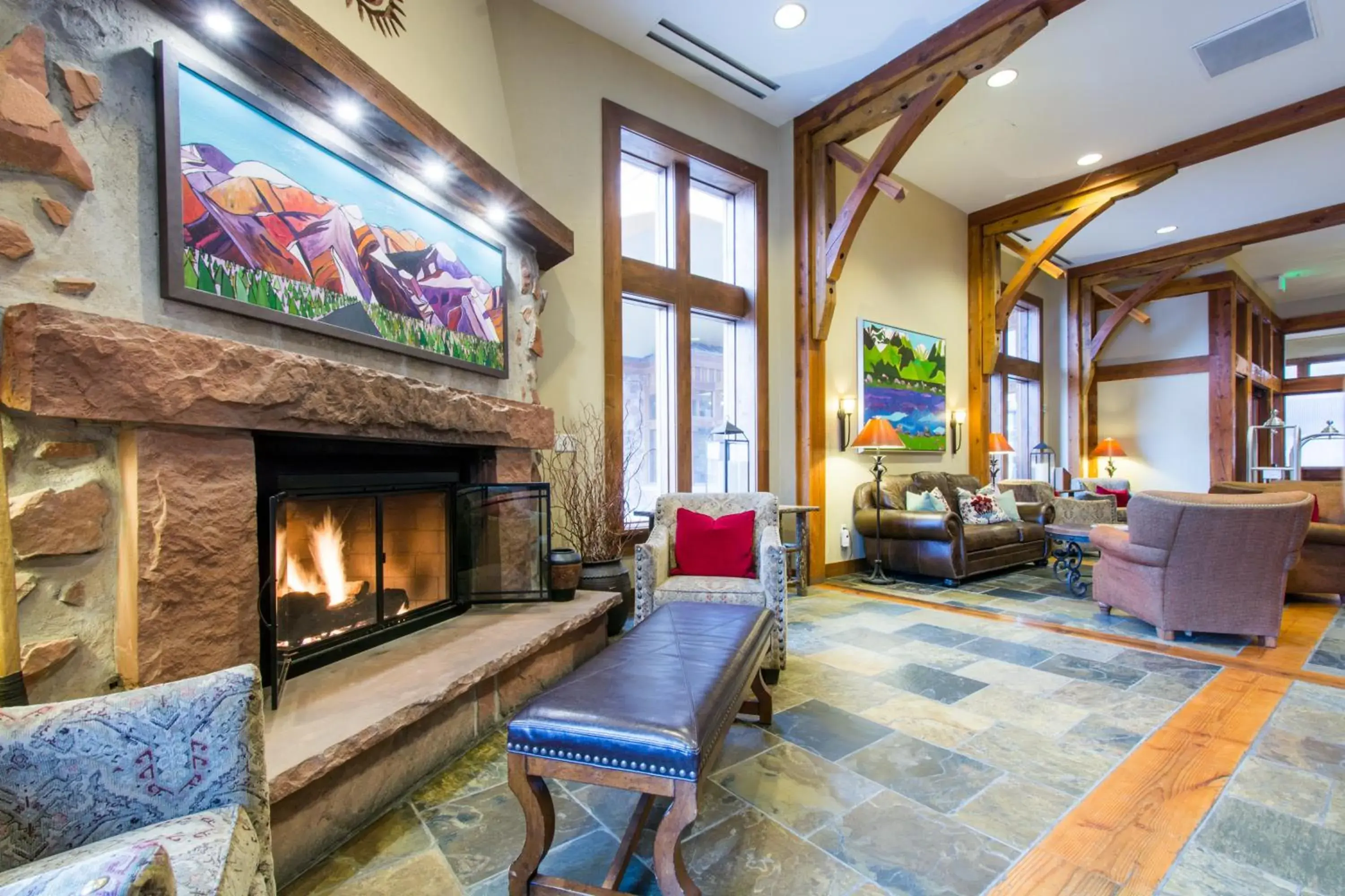 Lobby or reception, Seating Area in Sundial Lodge by All Seasons Resort Lodging