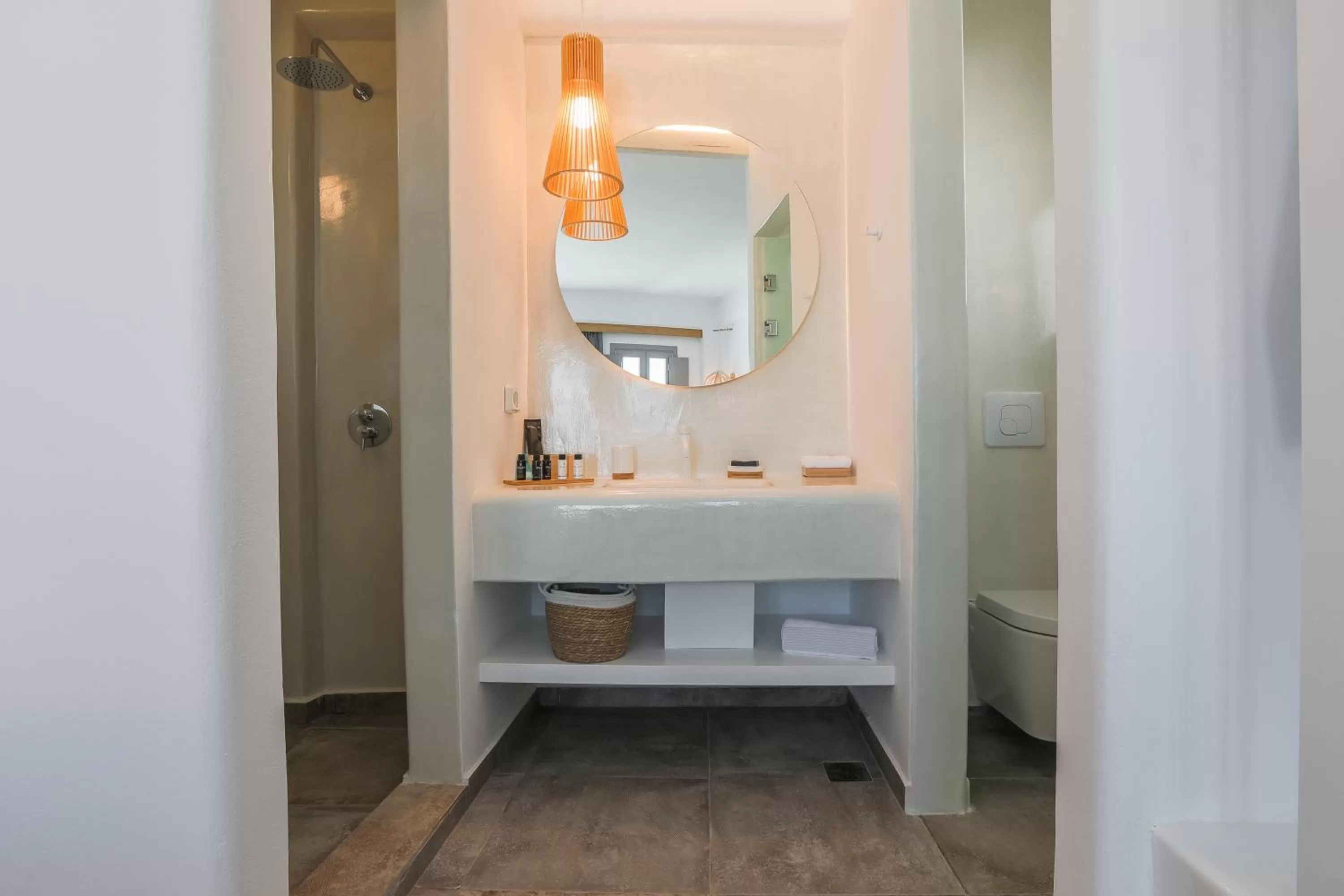 Bathroom in Eternity Suites Santorini