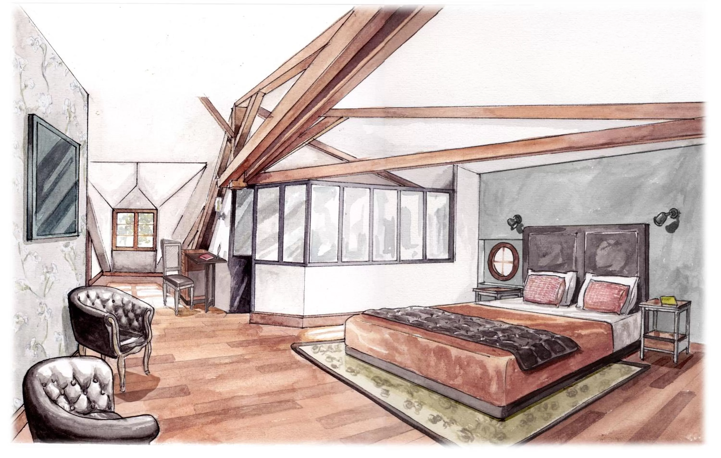 Photo of the whole room, Bed in Château Brachet