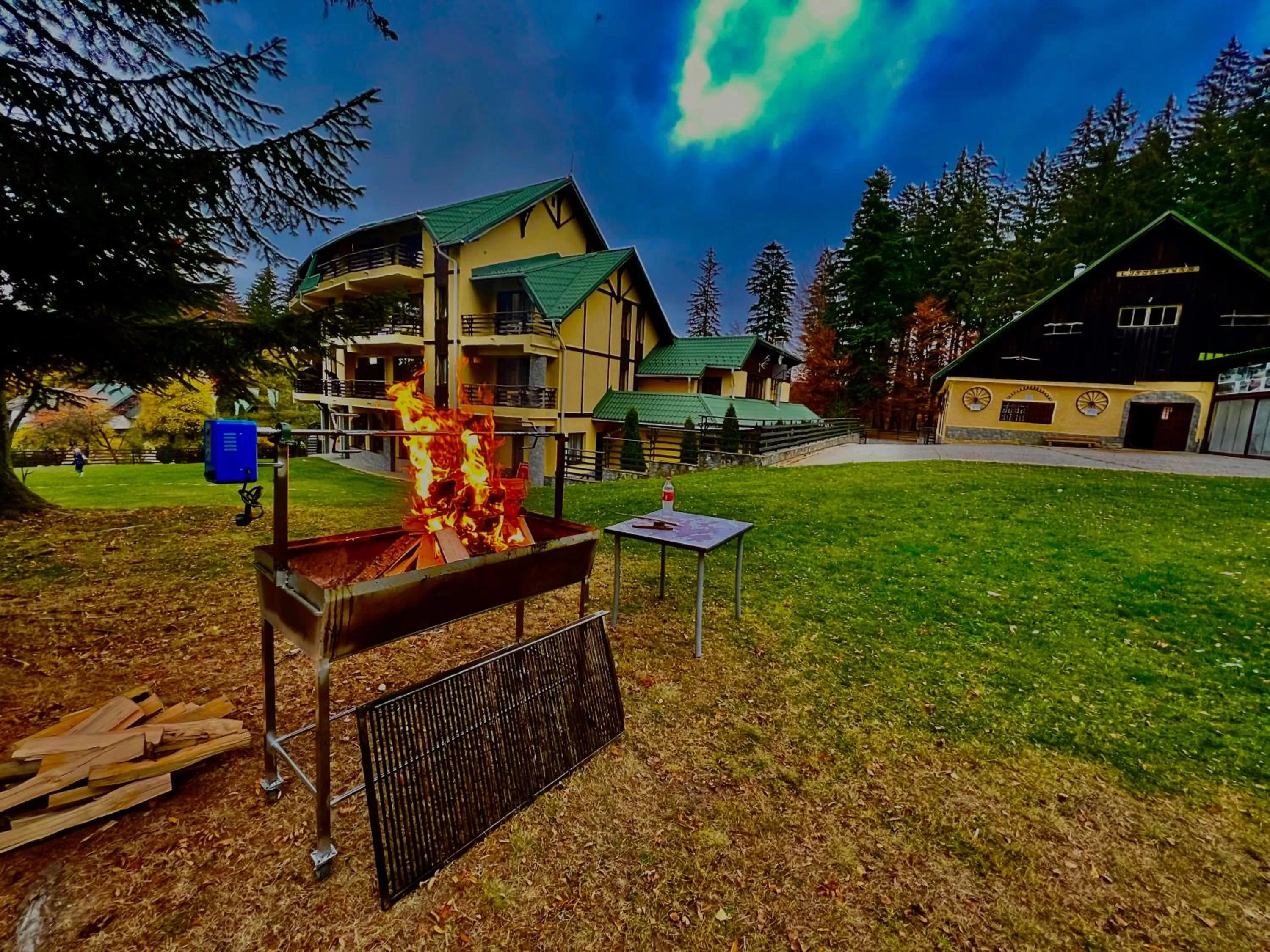 Property building in Hotel Casa Viorel jacuzzi & saunas