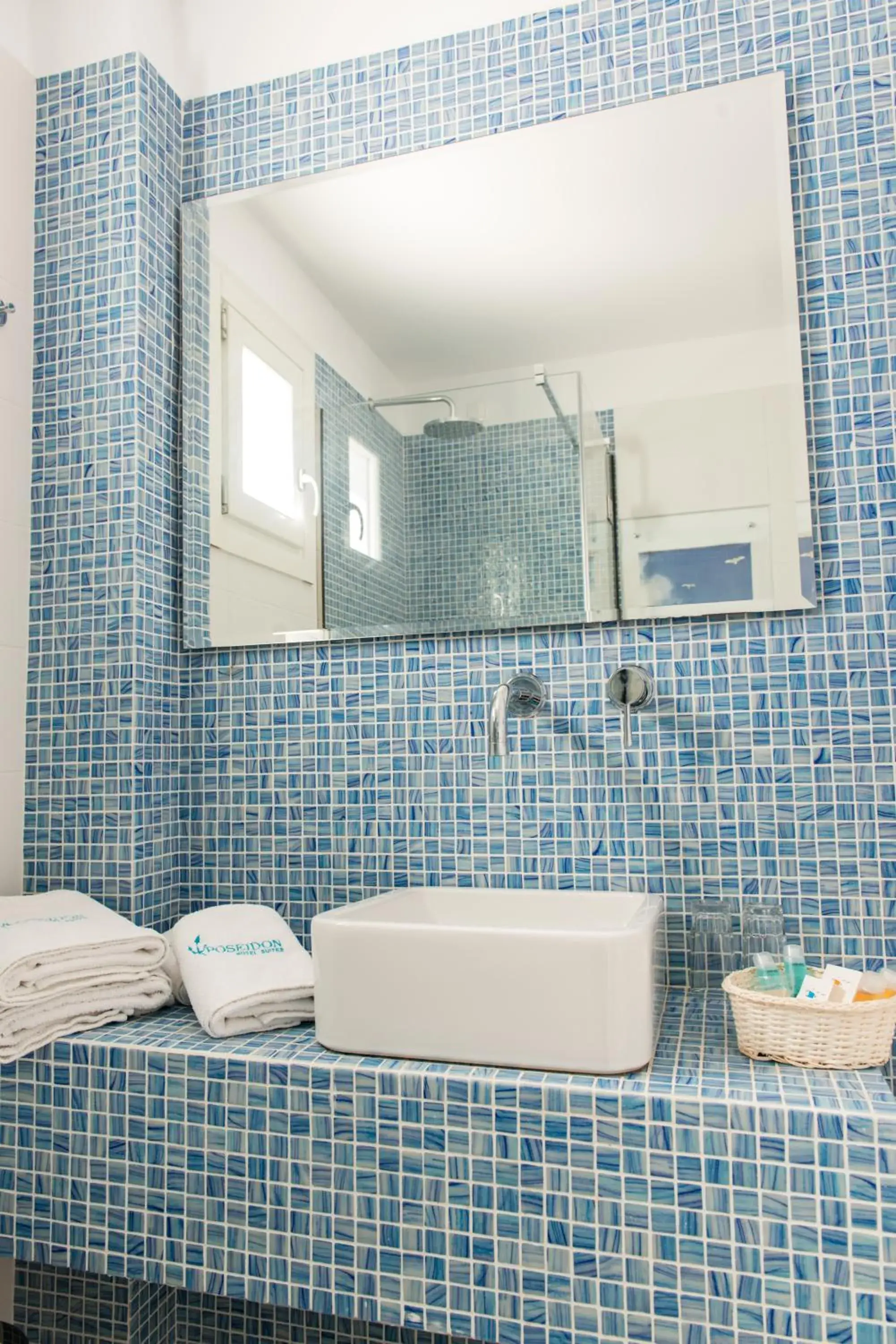 Bathroom in Poseidon Hotel Suites