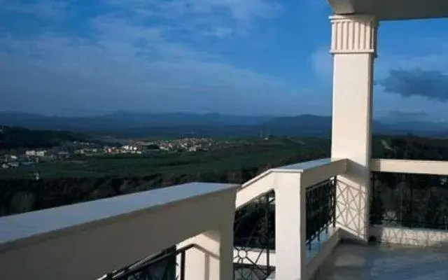 View (from property/room), Balcony/Terrace in Hotel Αchillion Grevena