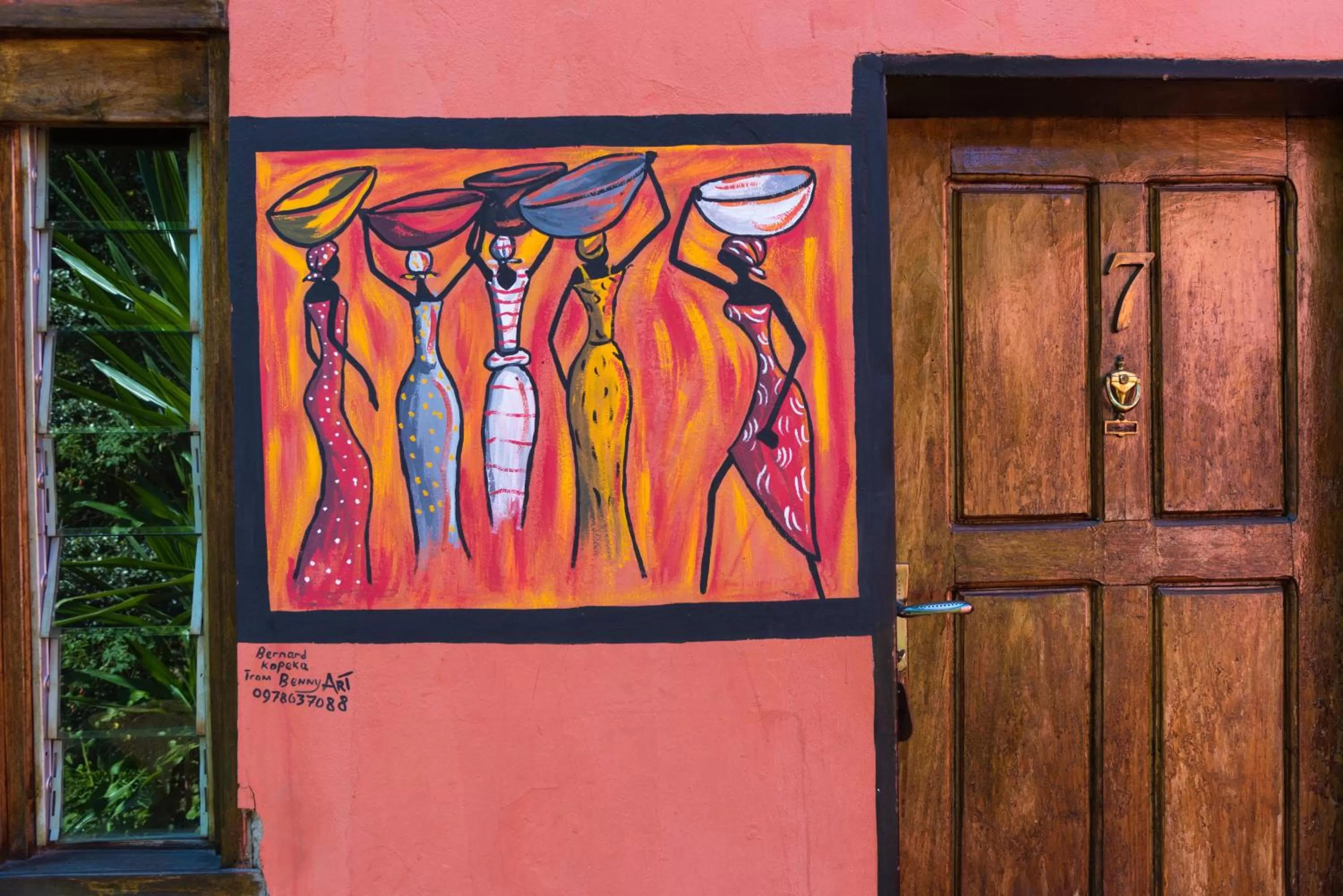 Decorative detail in Okavango Lodge