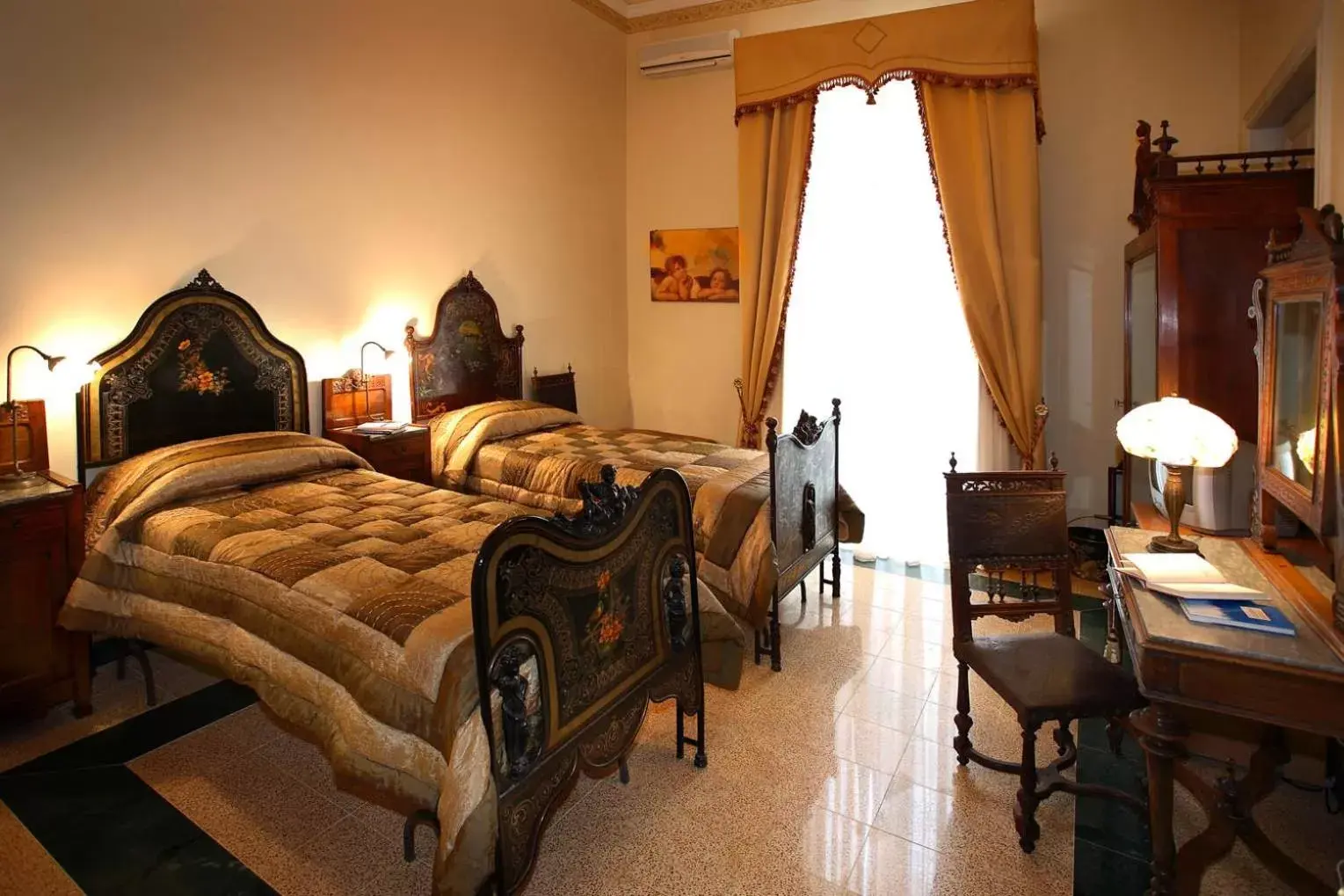 Bed in B&B Il Caravaggio