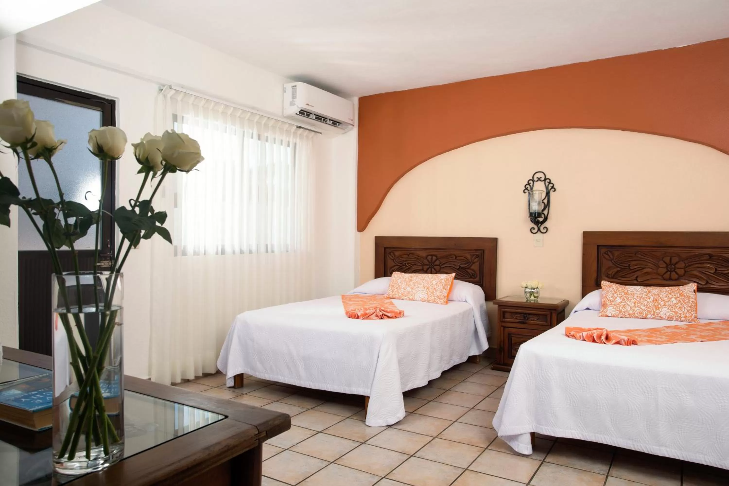 Bed in Hotel El Pescador