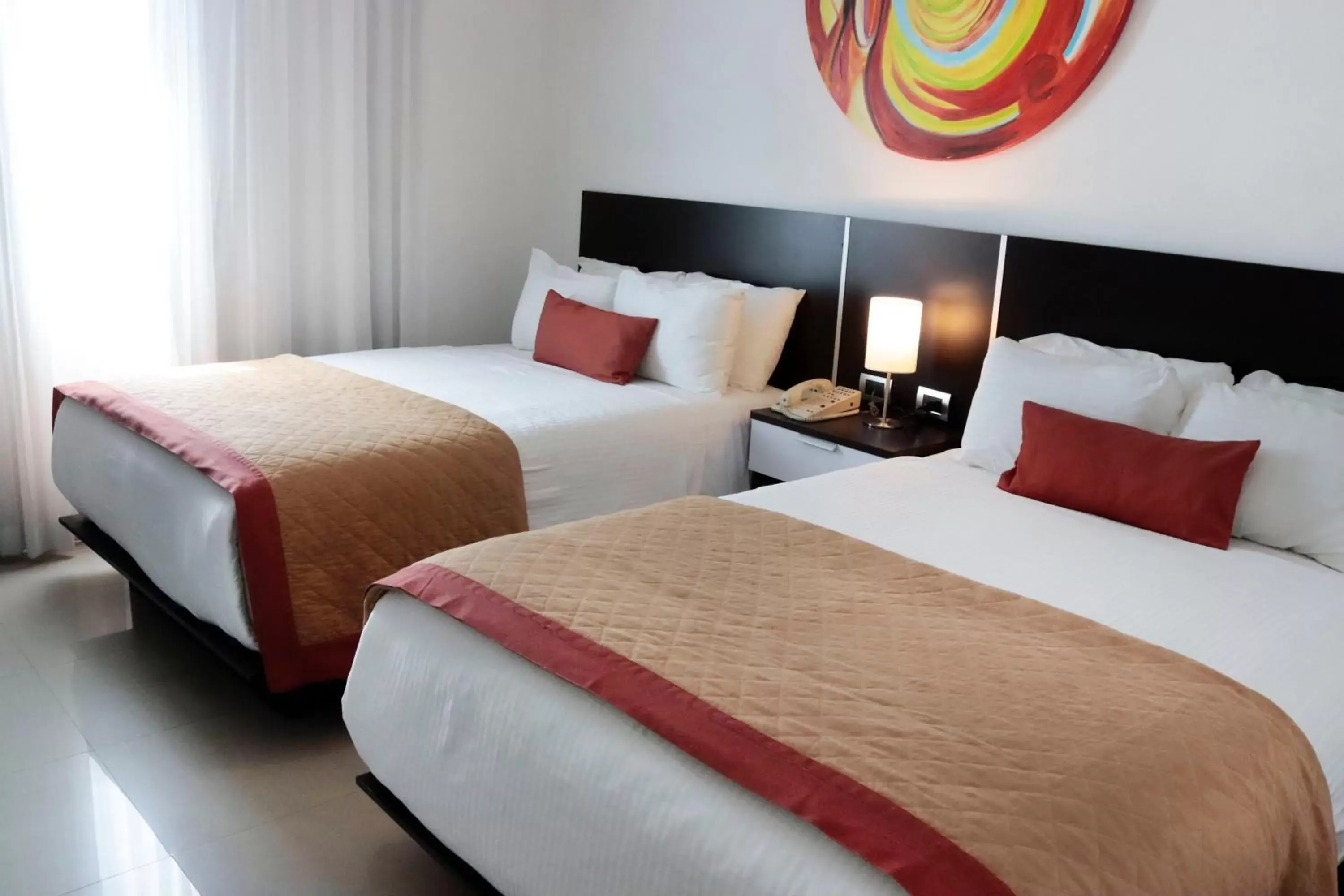 Standard Double Room with Two Double Beds in Hotel México Plaza Irapuato