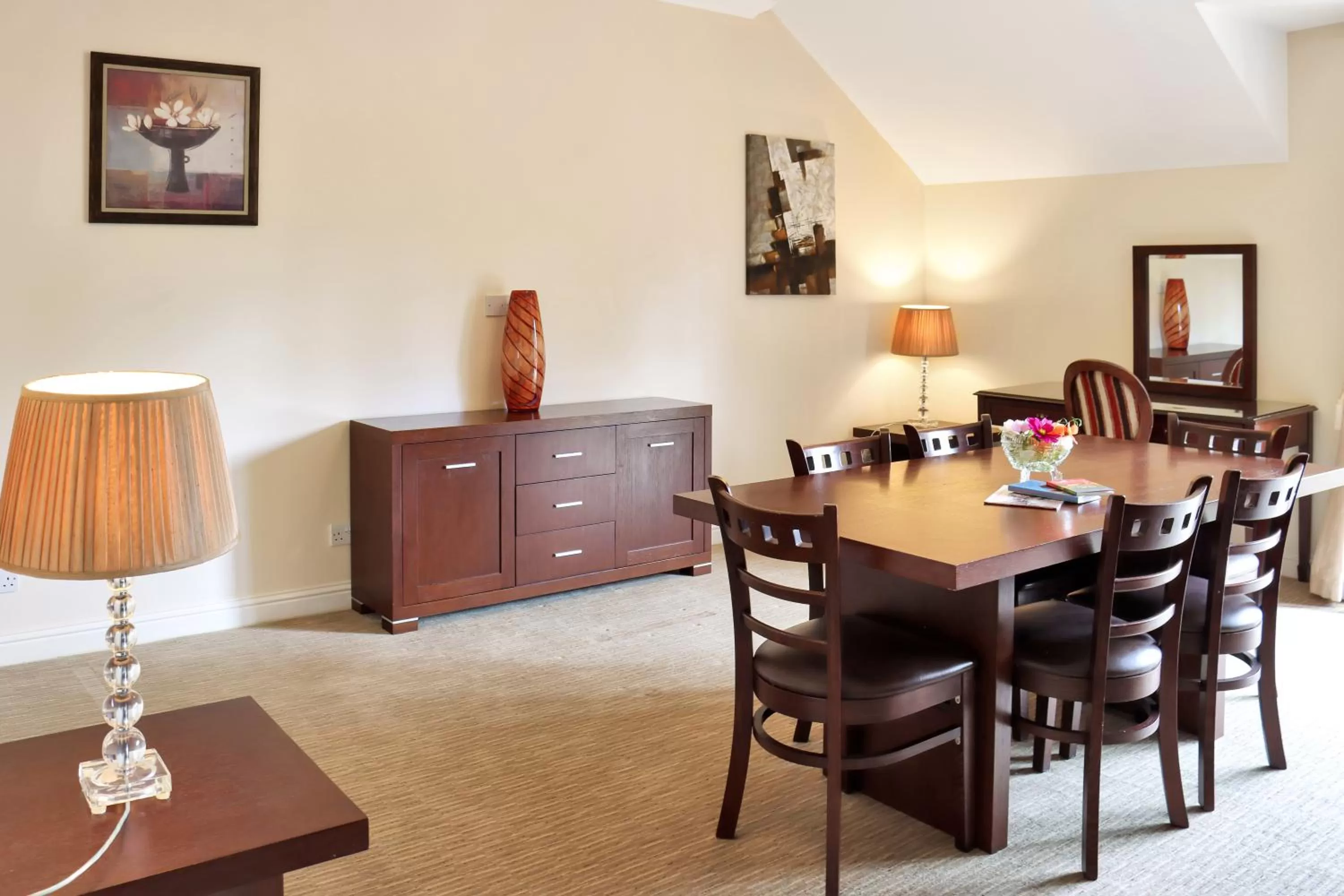 Communal lounge/ TV room in The Atholl Palace