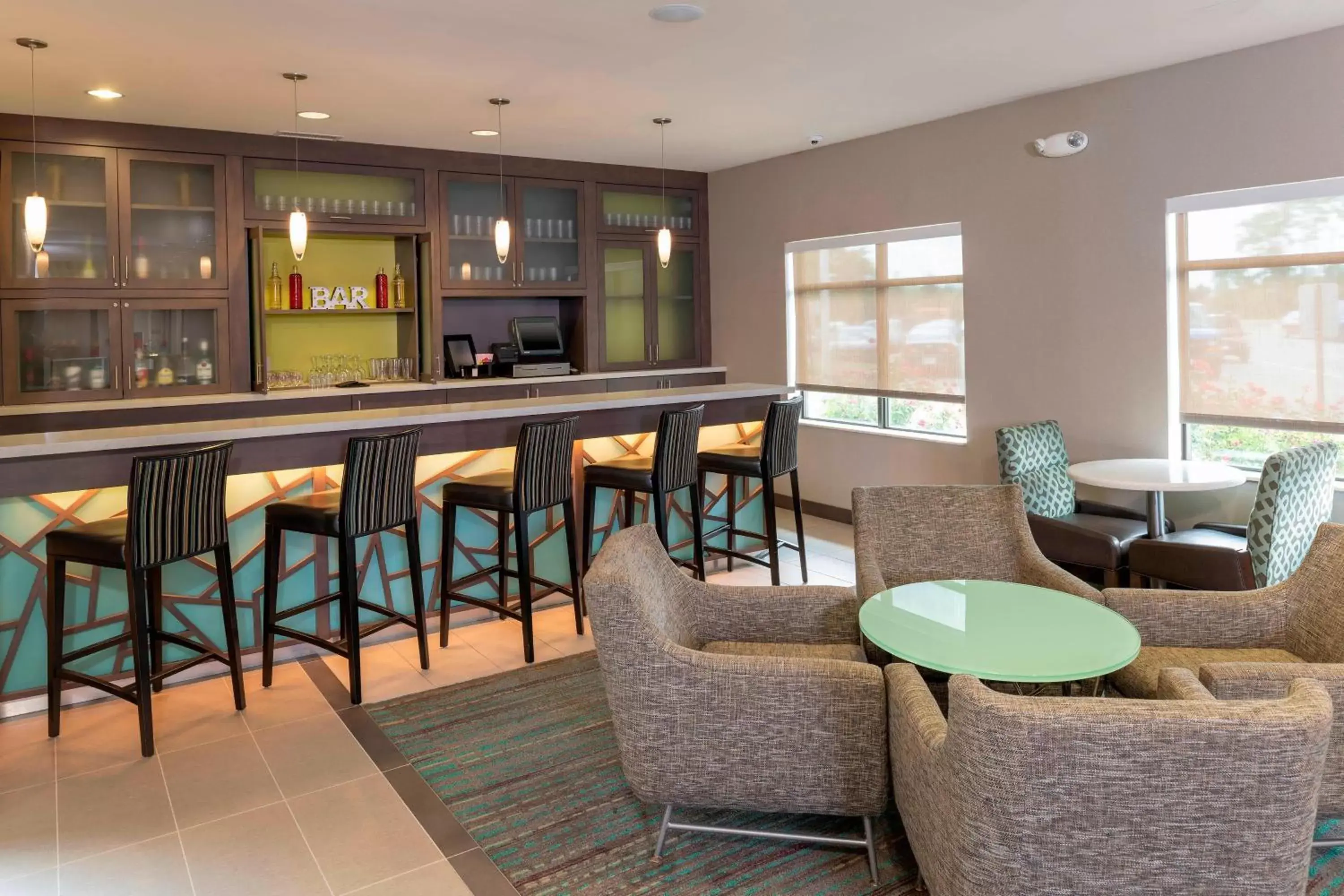 Lobby or reception, Lounge/Bar in Residence Inn by Marriott Akron South/Green