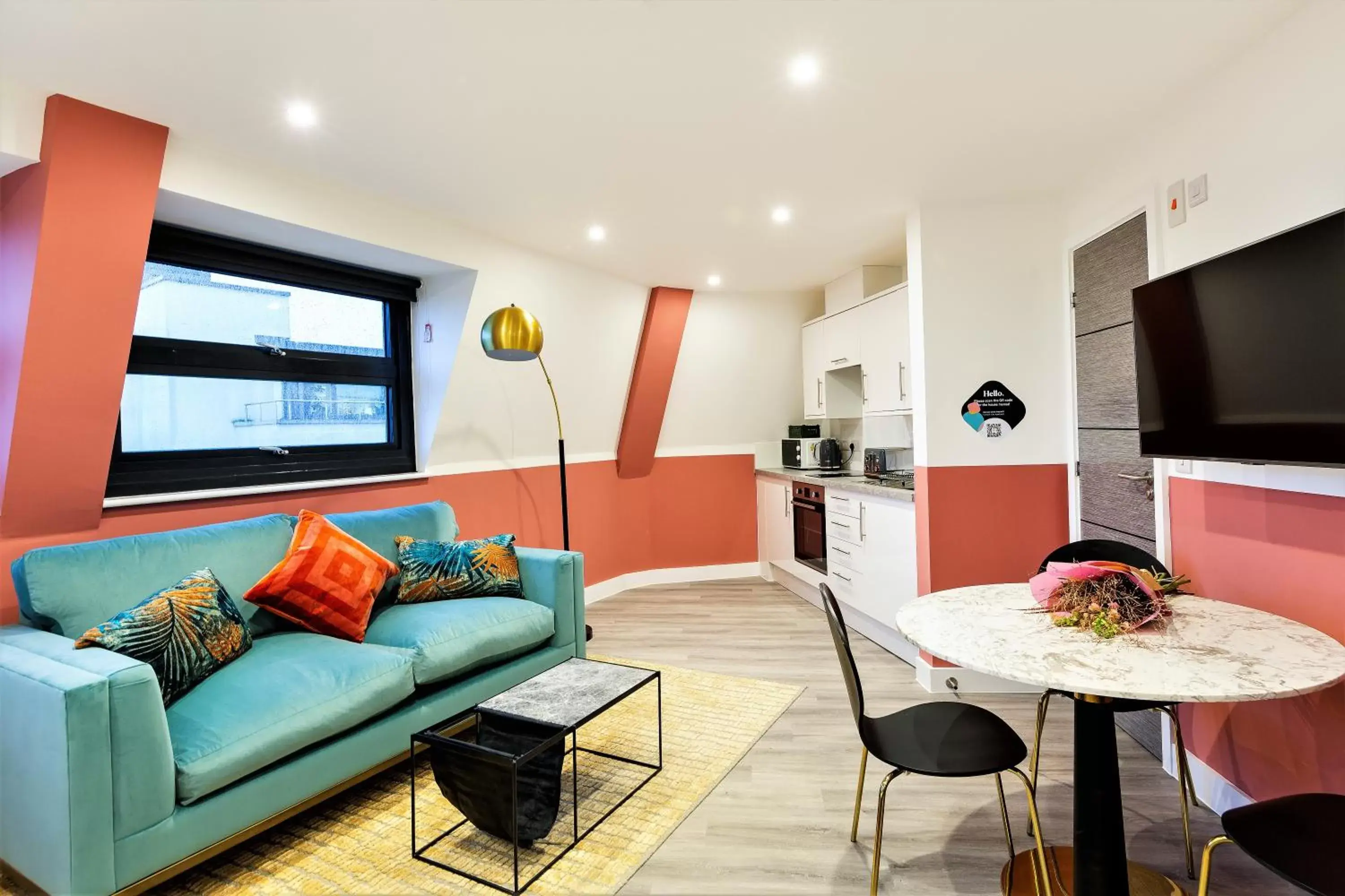Living room, Seating Area in Your Apartment I Clifton Village