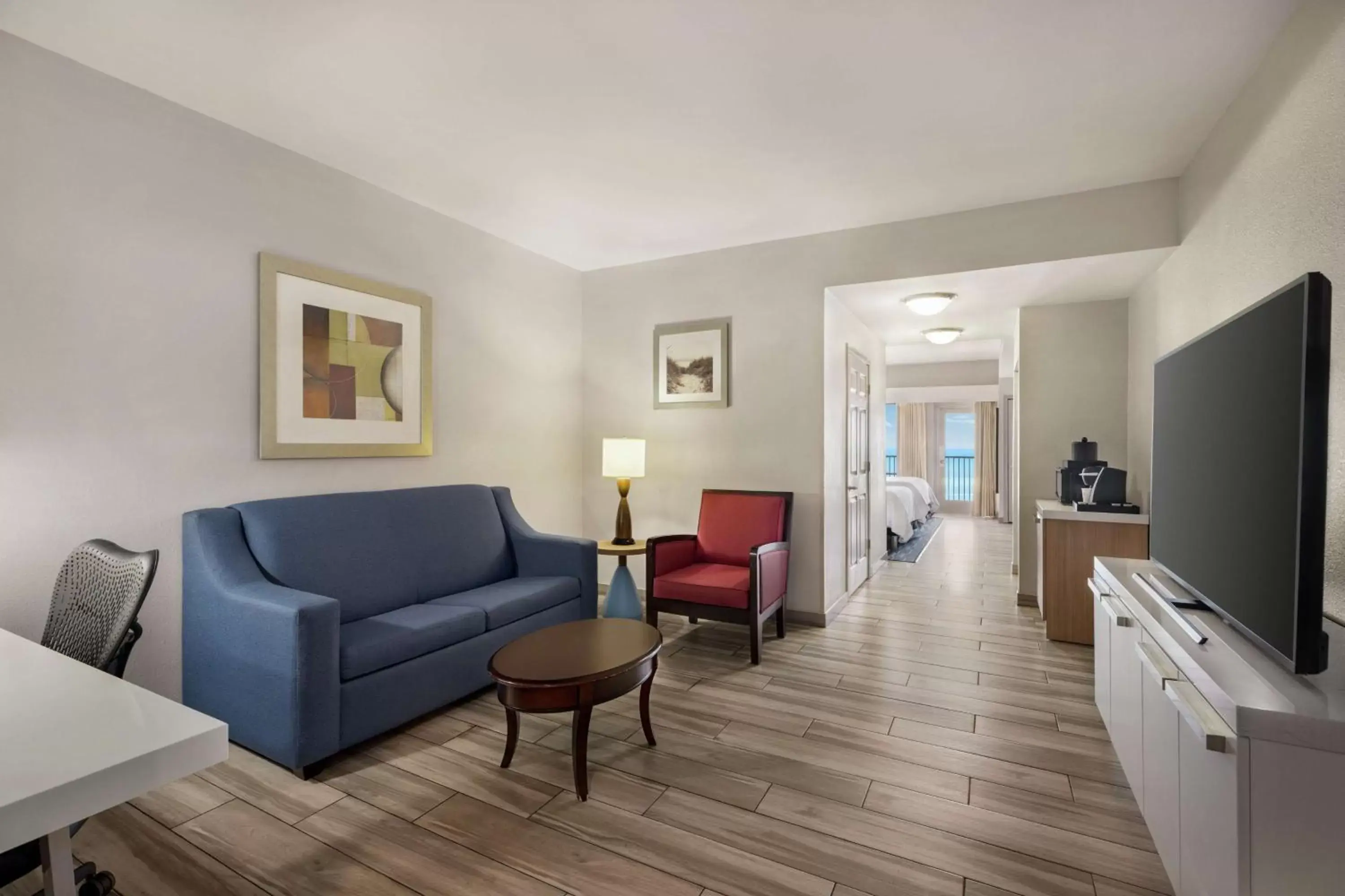 Bedroom, Seating Area in Hilton Garden Inn South Padre Island