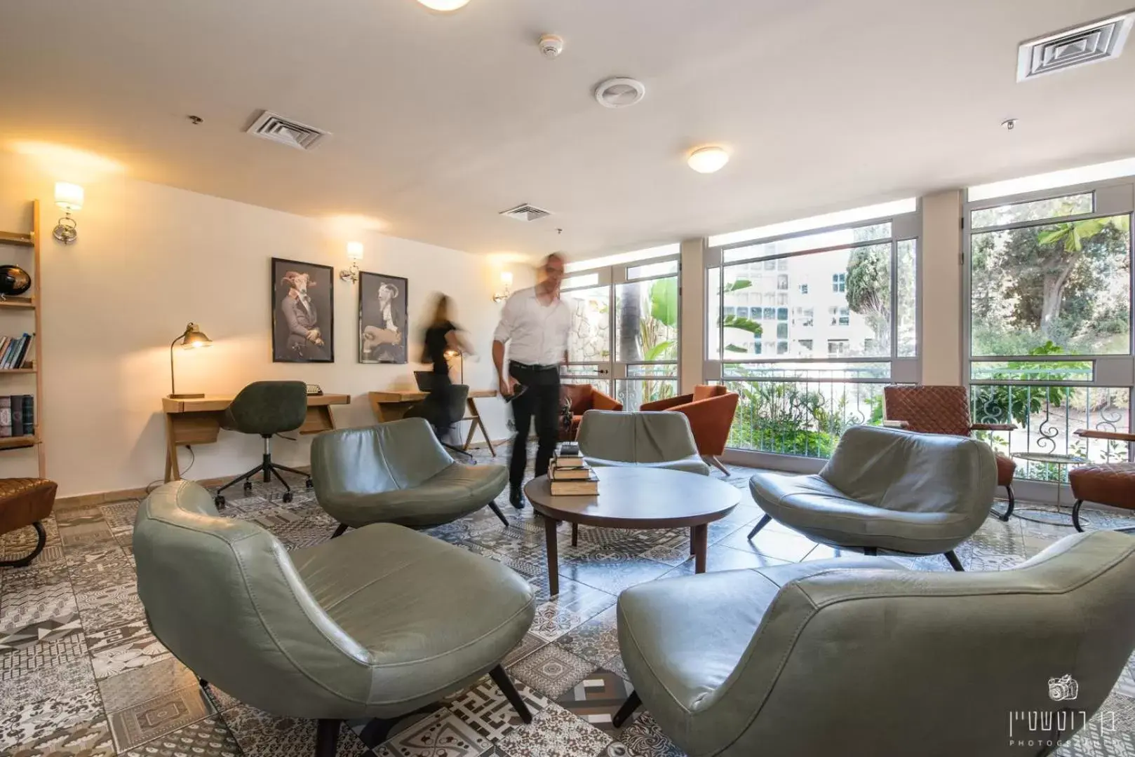 Seating area in Eden Inn