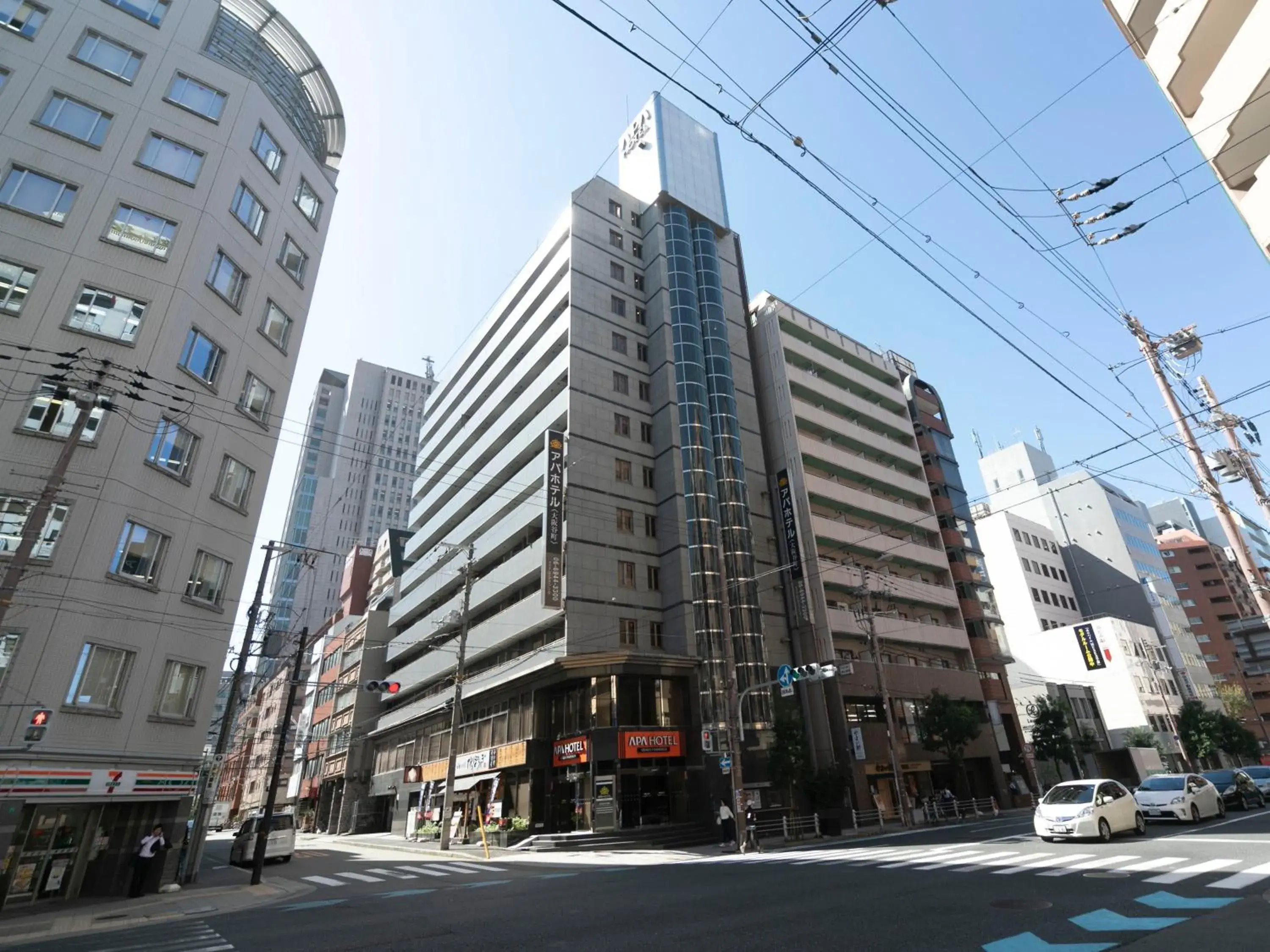 Facade/entrance in Apa Hotel Osaka-Tanimachi