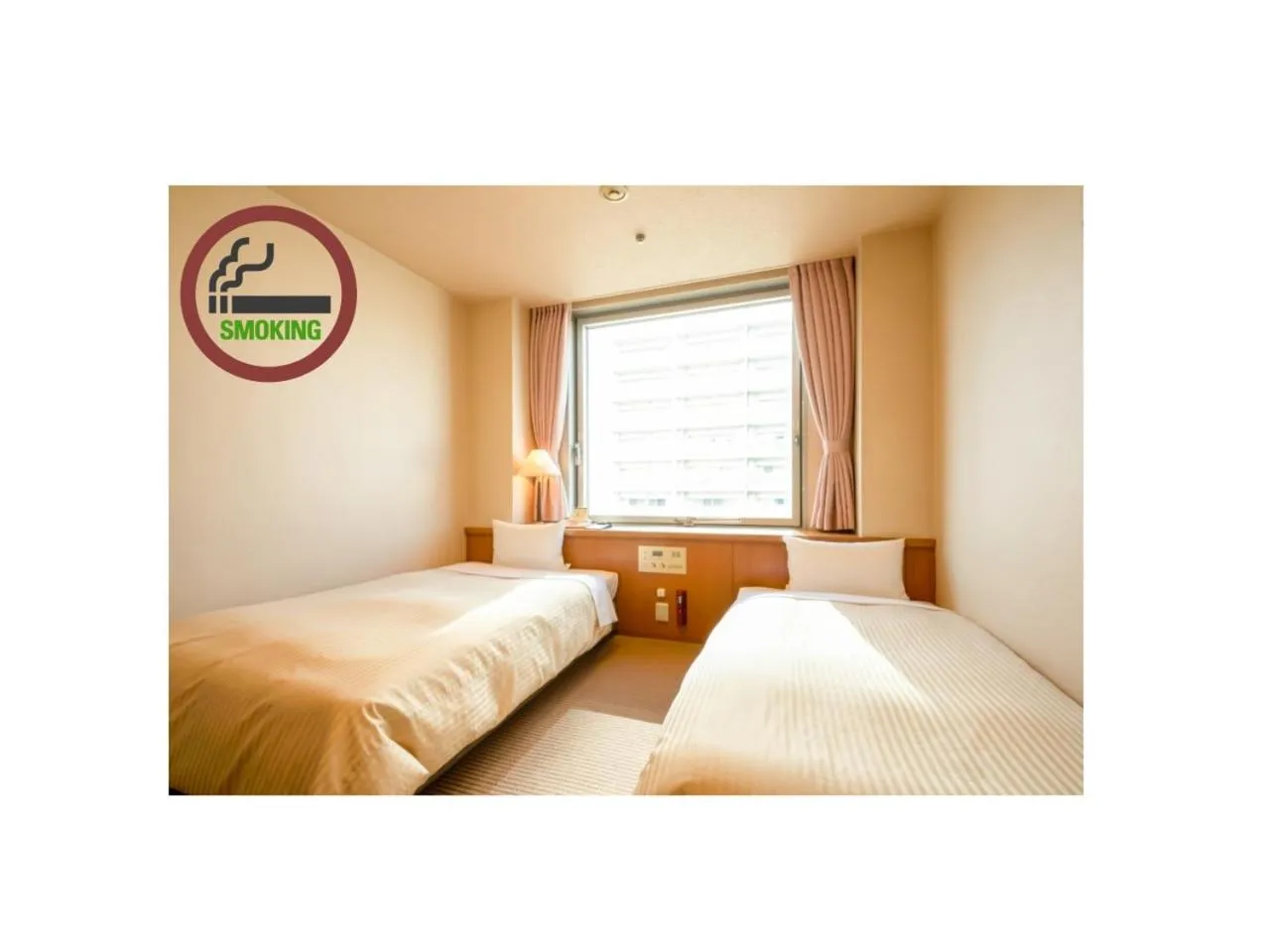 Bed in Hiroshima City Bunka Koryu Kaikan