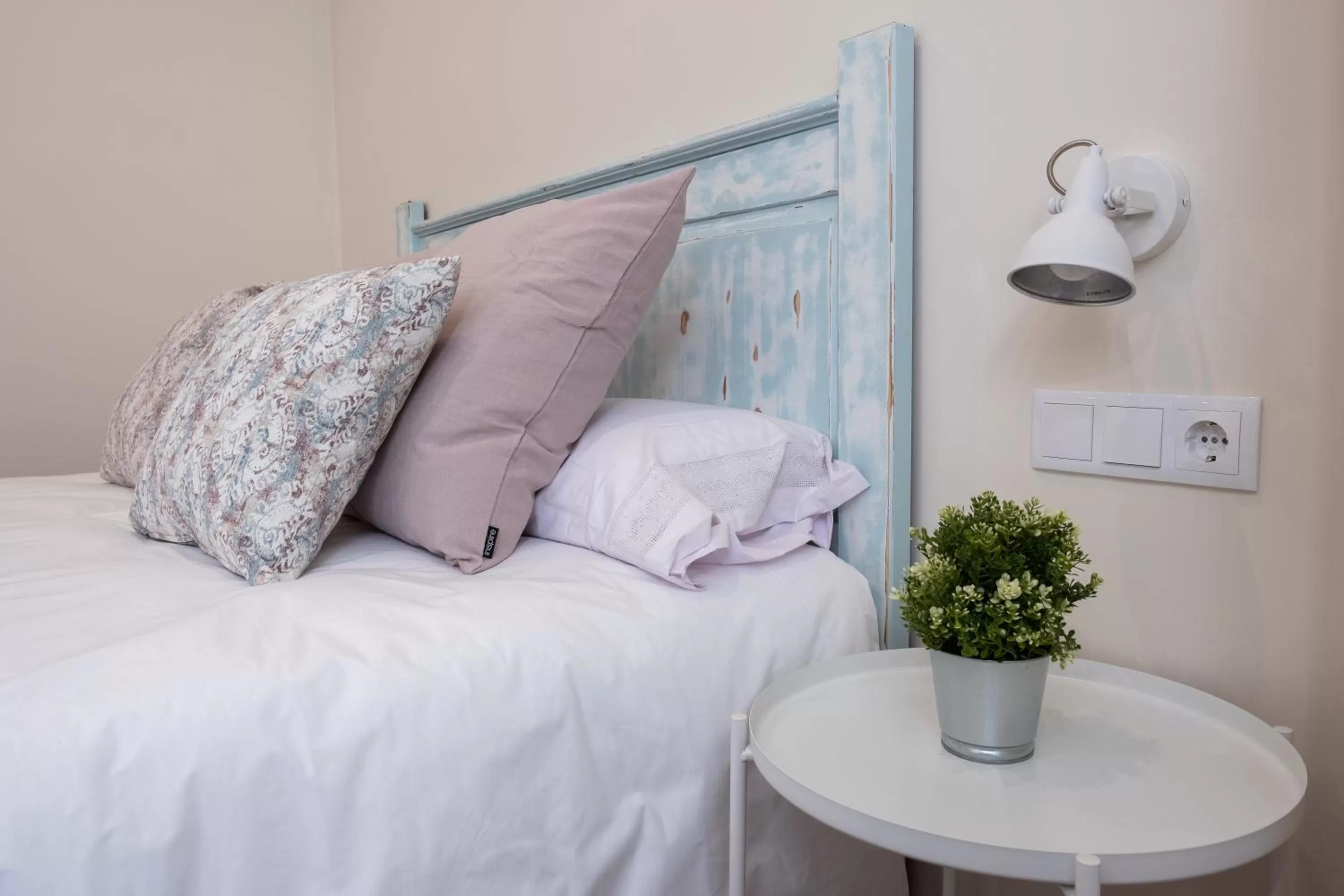 Bed in Hotel Bienvenidos Rooms Xàtiva