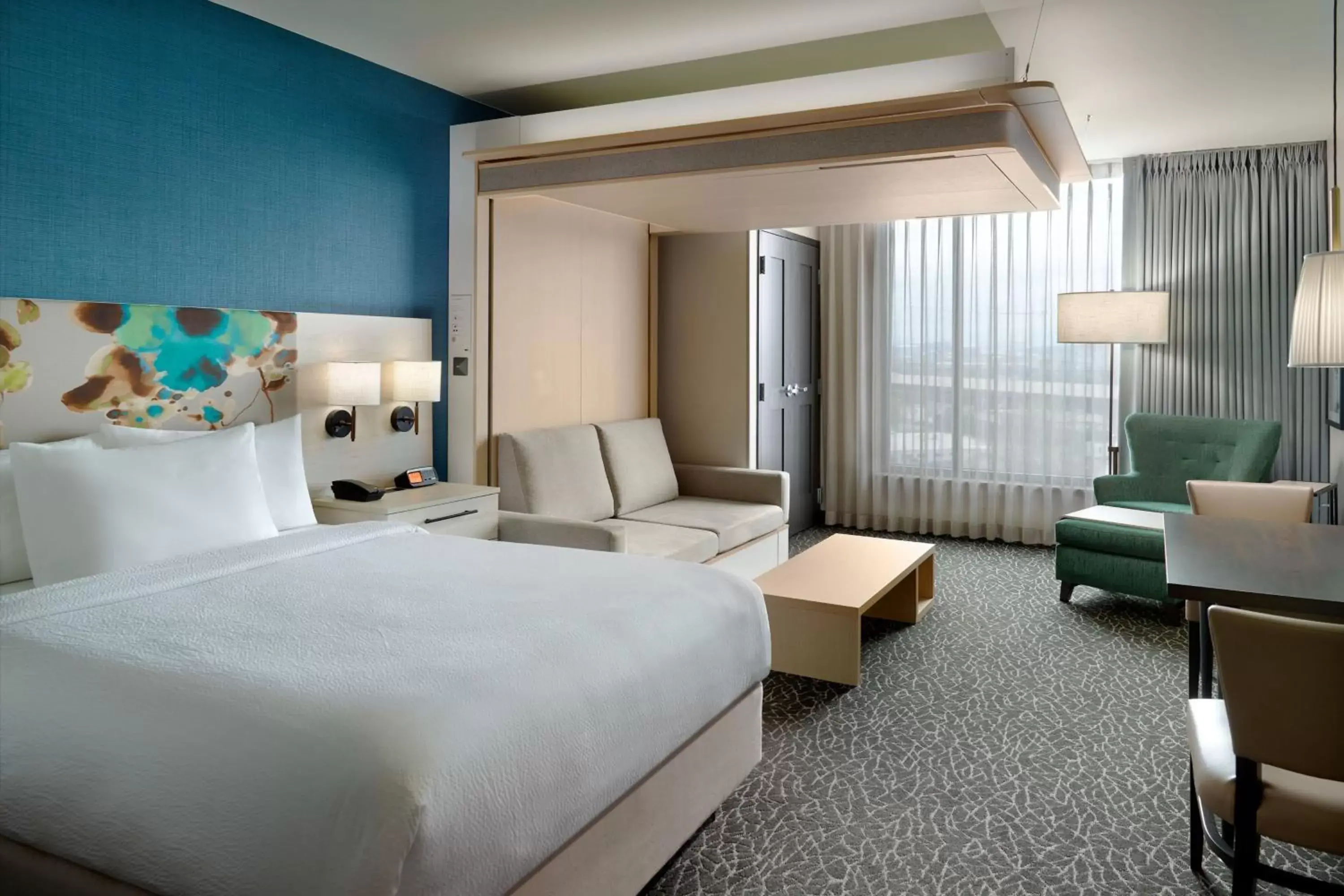 Photo of the whole room, Bed in TownePlace Suites Nashville Downtown/Capitol District