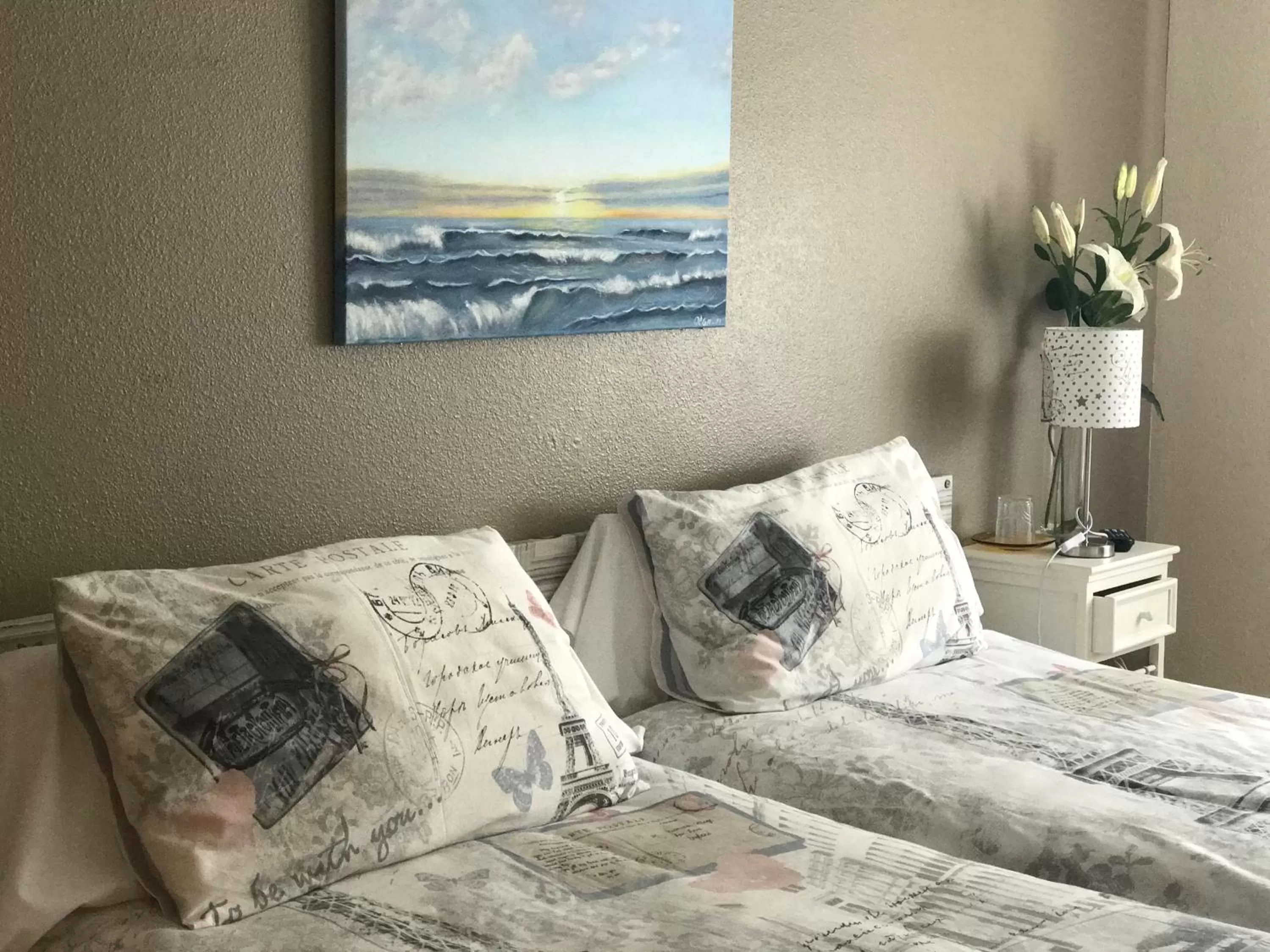 Bed in Alojamientos Iruña