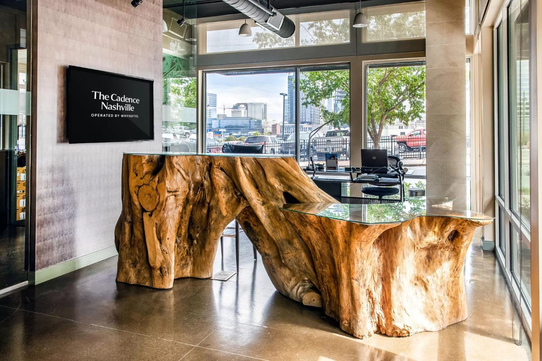 Lobby or reception in Placemakr Music Row - Vanderbilt