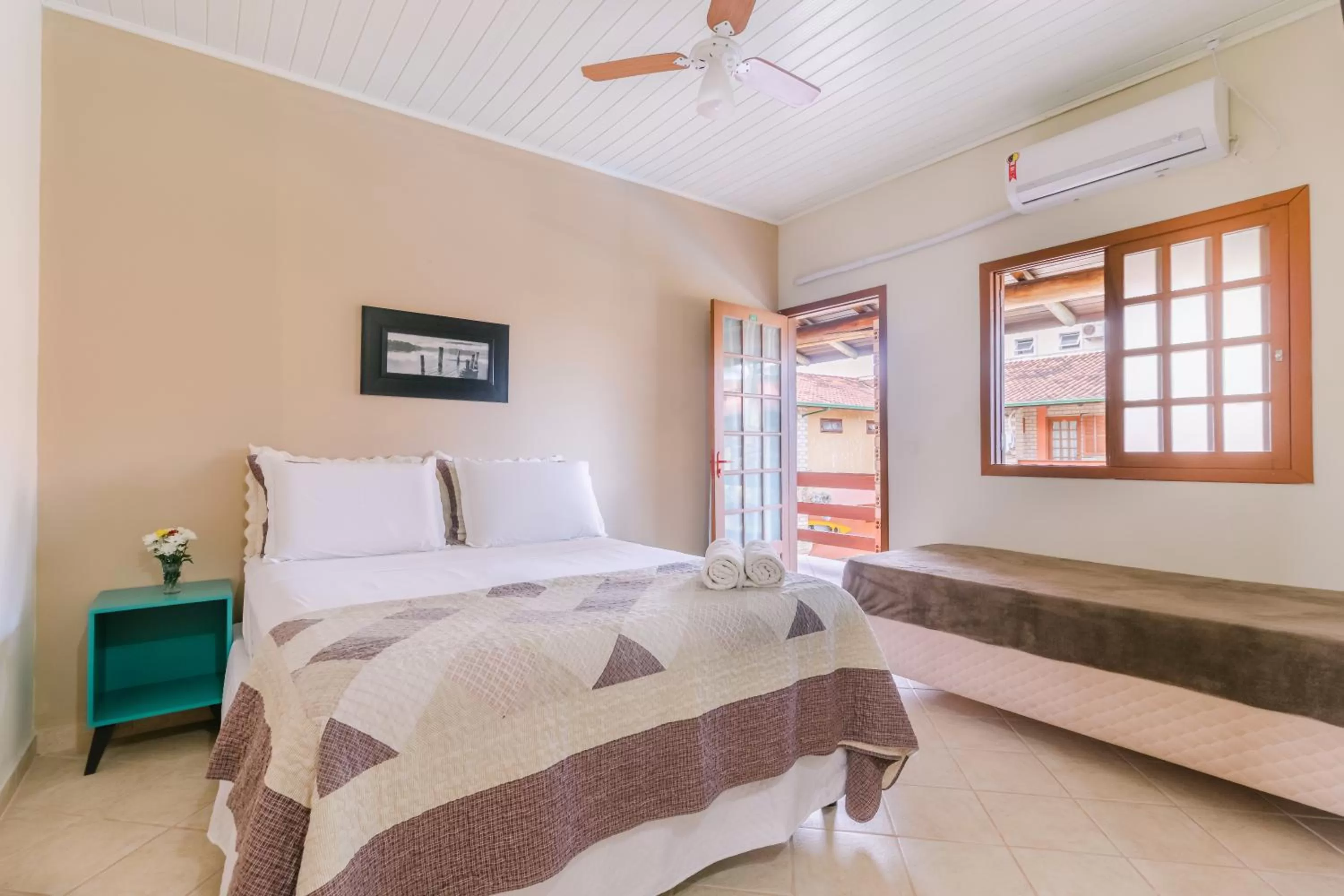 Bed in Pousada Chaday