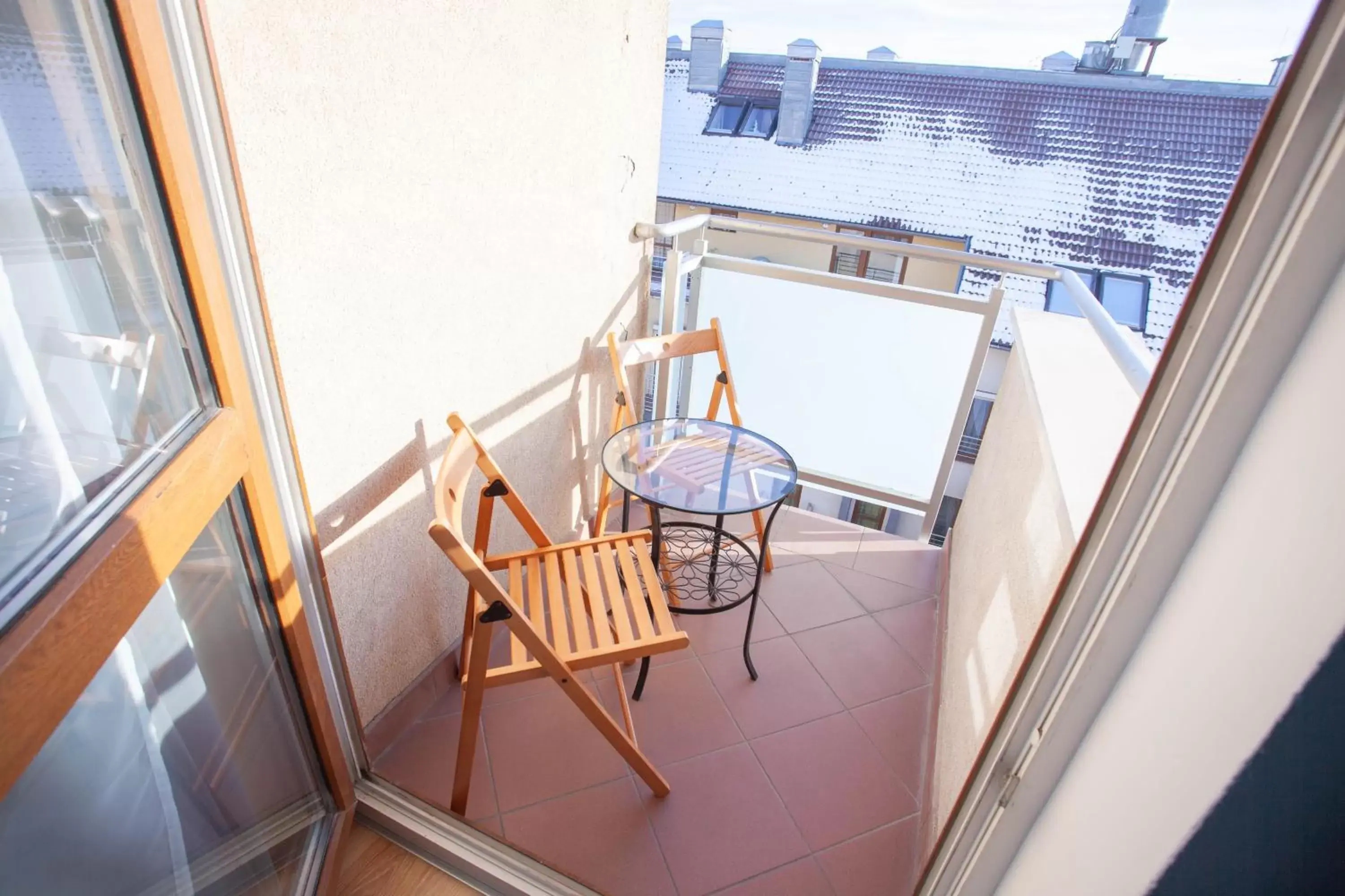 Balcony/Terrace in Corvin Plaza Apartments & Suites