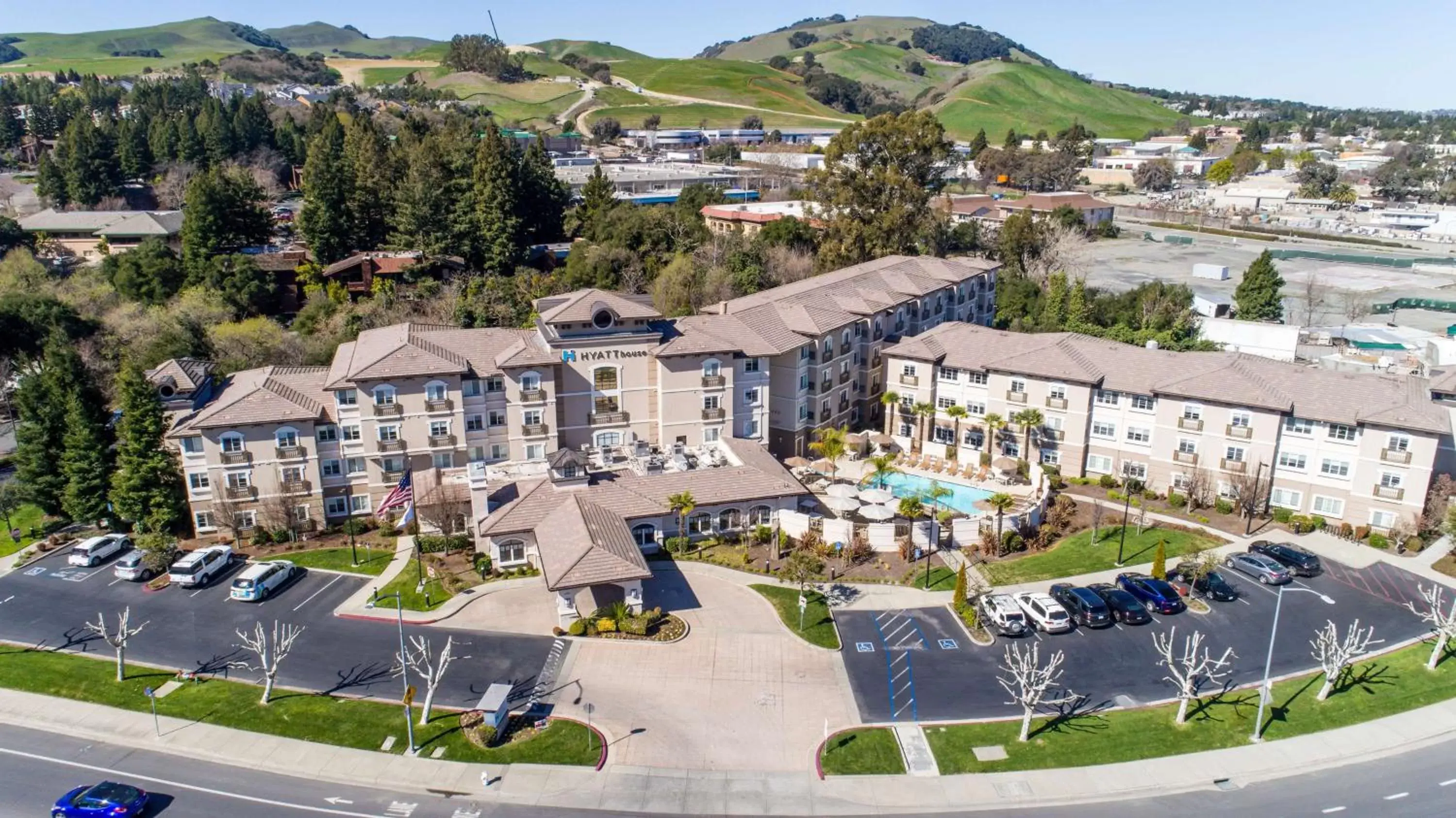 Property building, Bird's-eye View in Hyatt House San Ramon