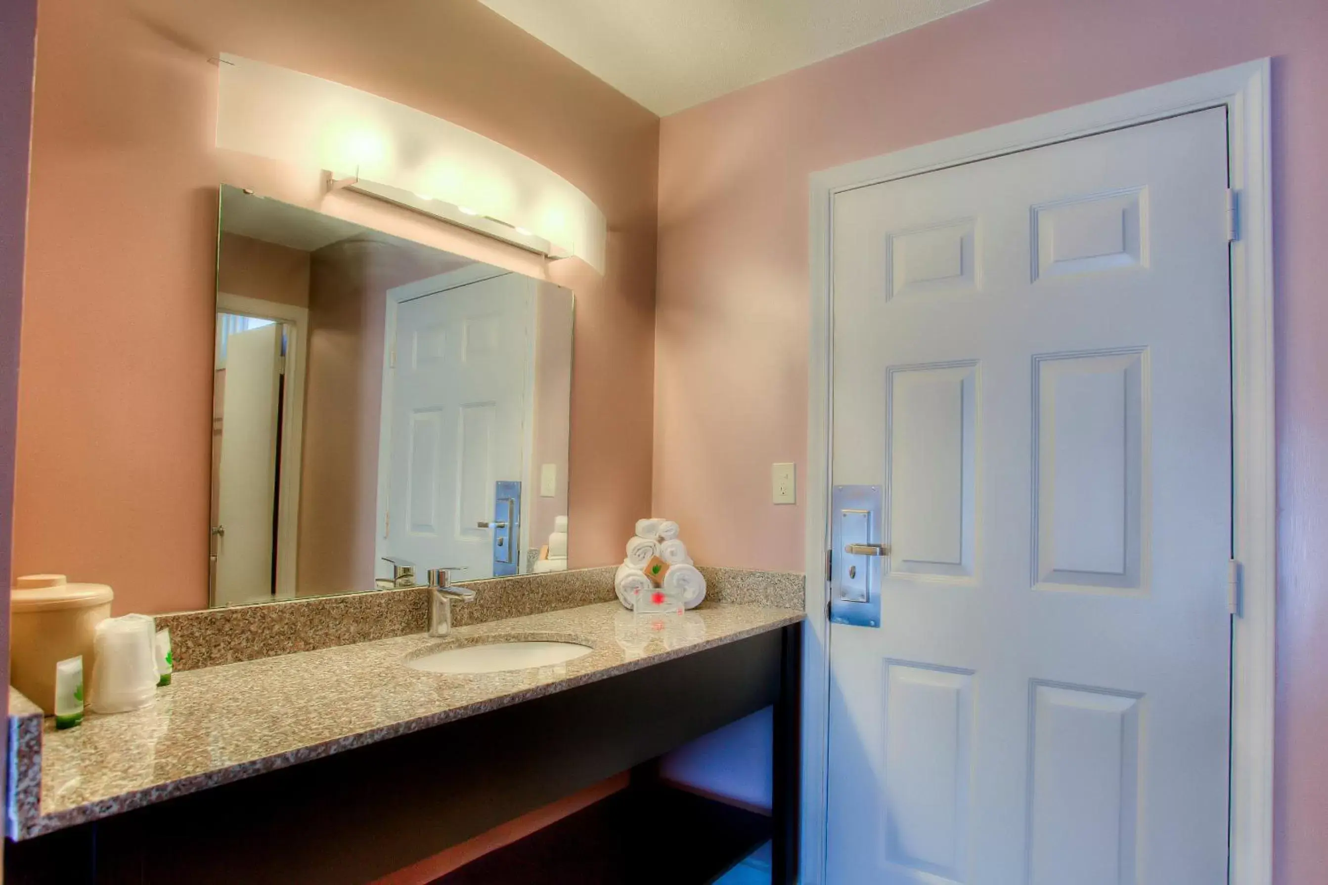 Bathroom in The Beaucatcher, a Boutique Motel