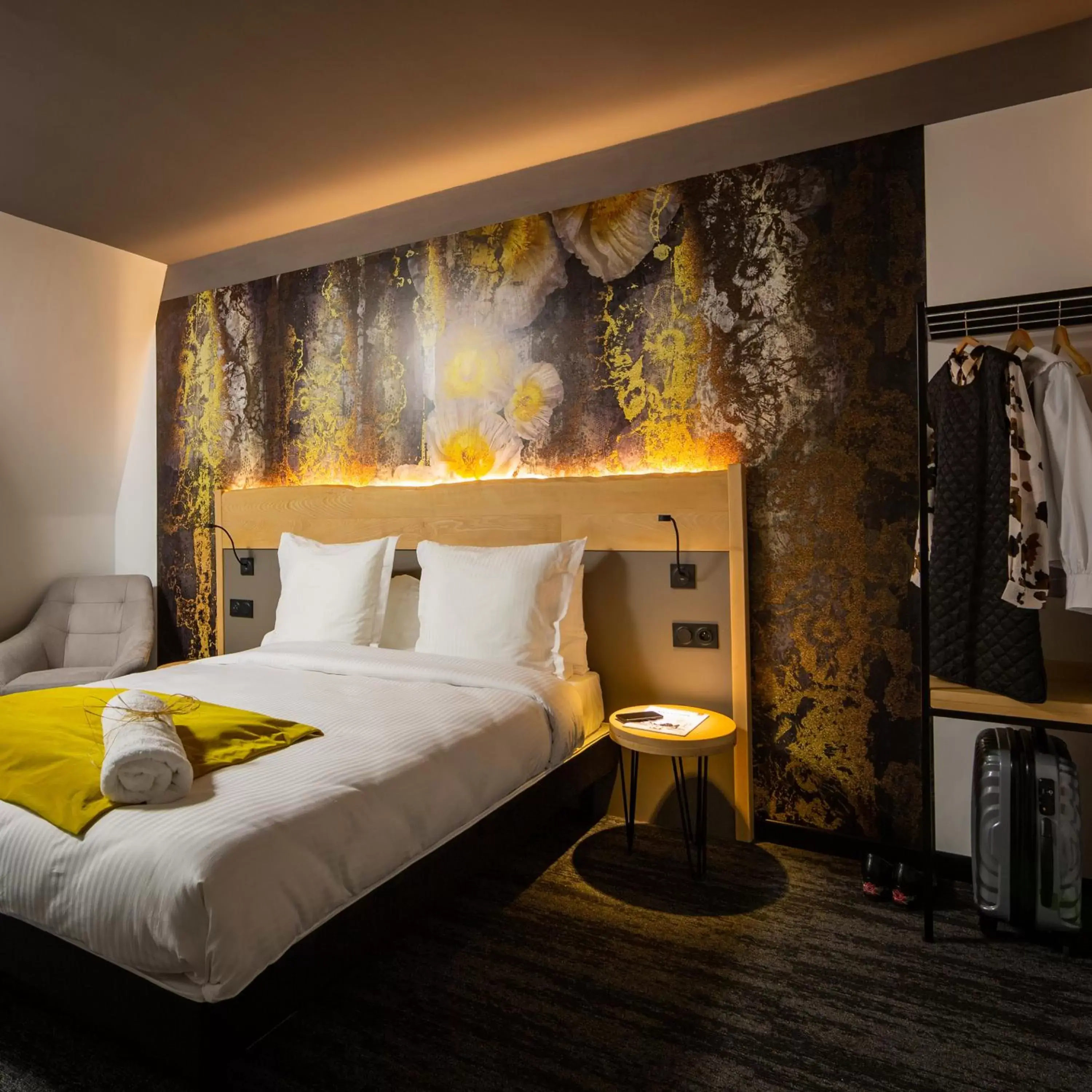 Photo of the whole room, Bed in Berti Hotel - Mulhouse Centre Gare