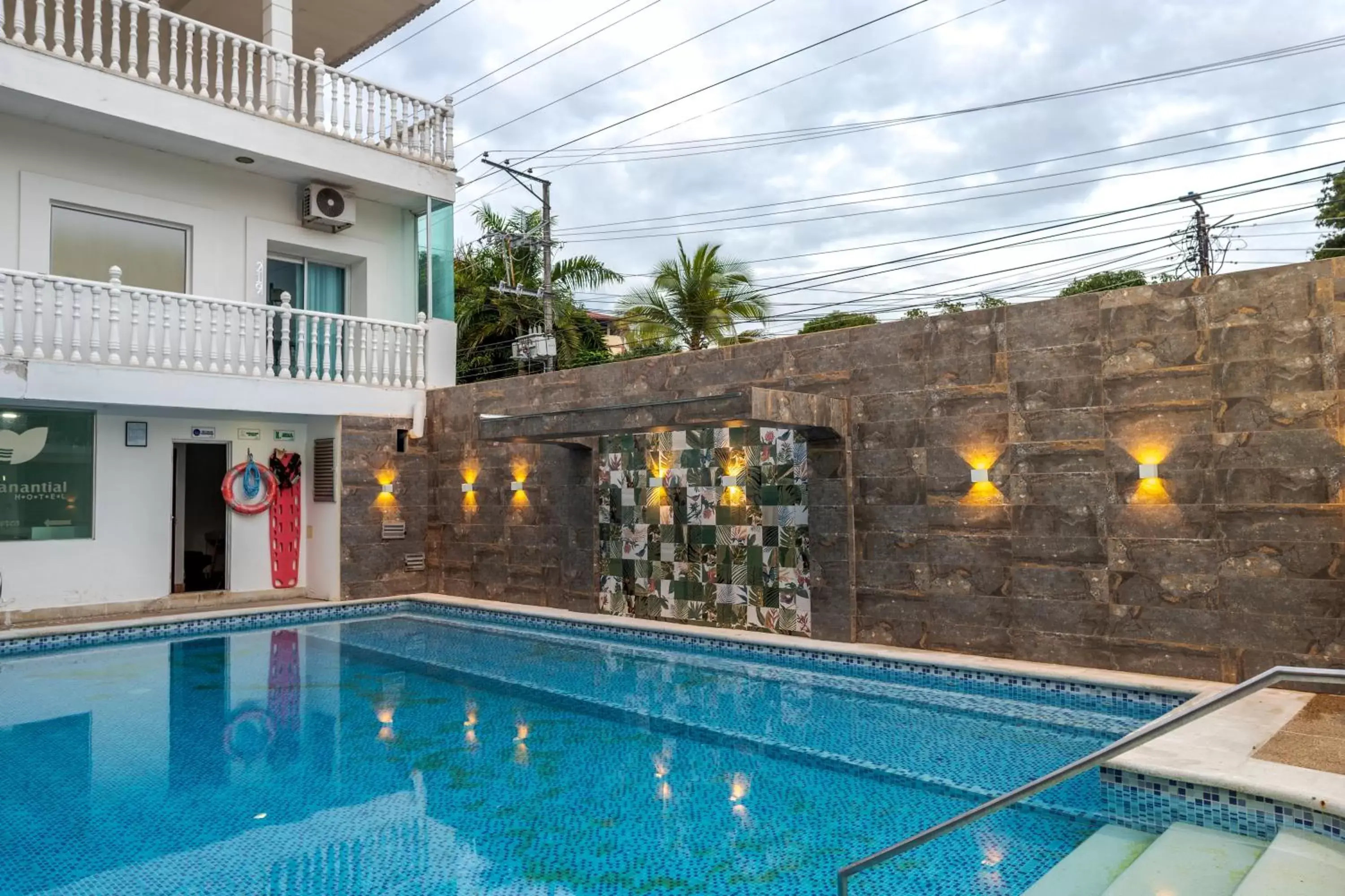Pool view in Hotel Manantial Melgar Pool view in Hotel Manantial Melgar