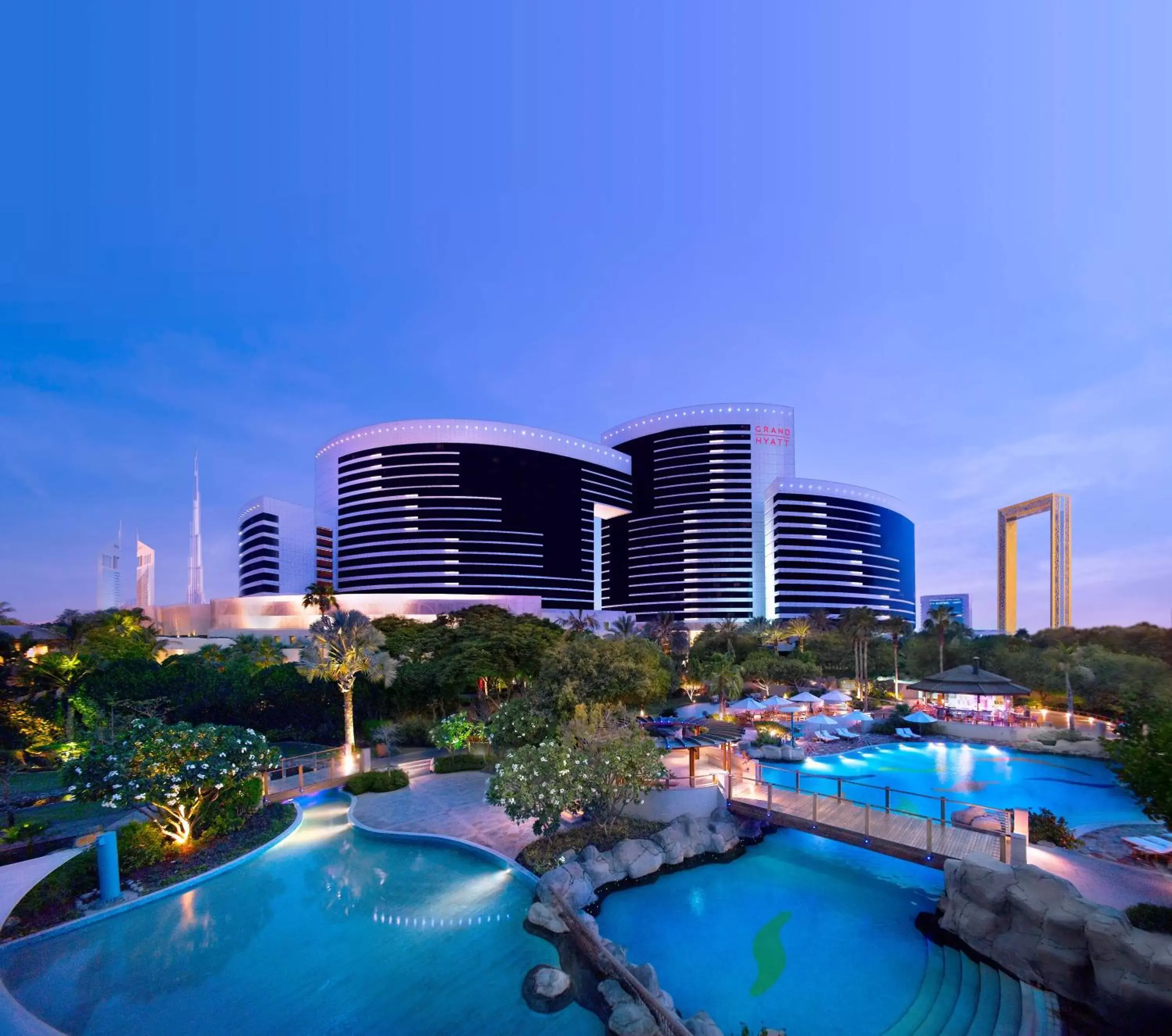 Property building, Pool View in Grand Hyatt Dubai
