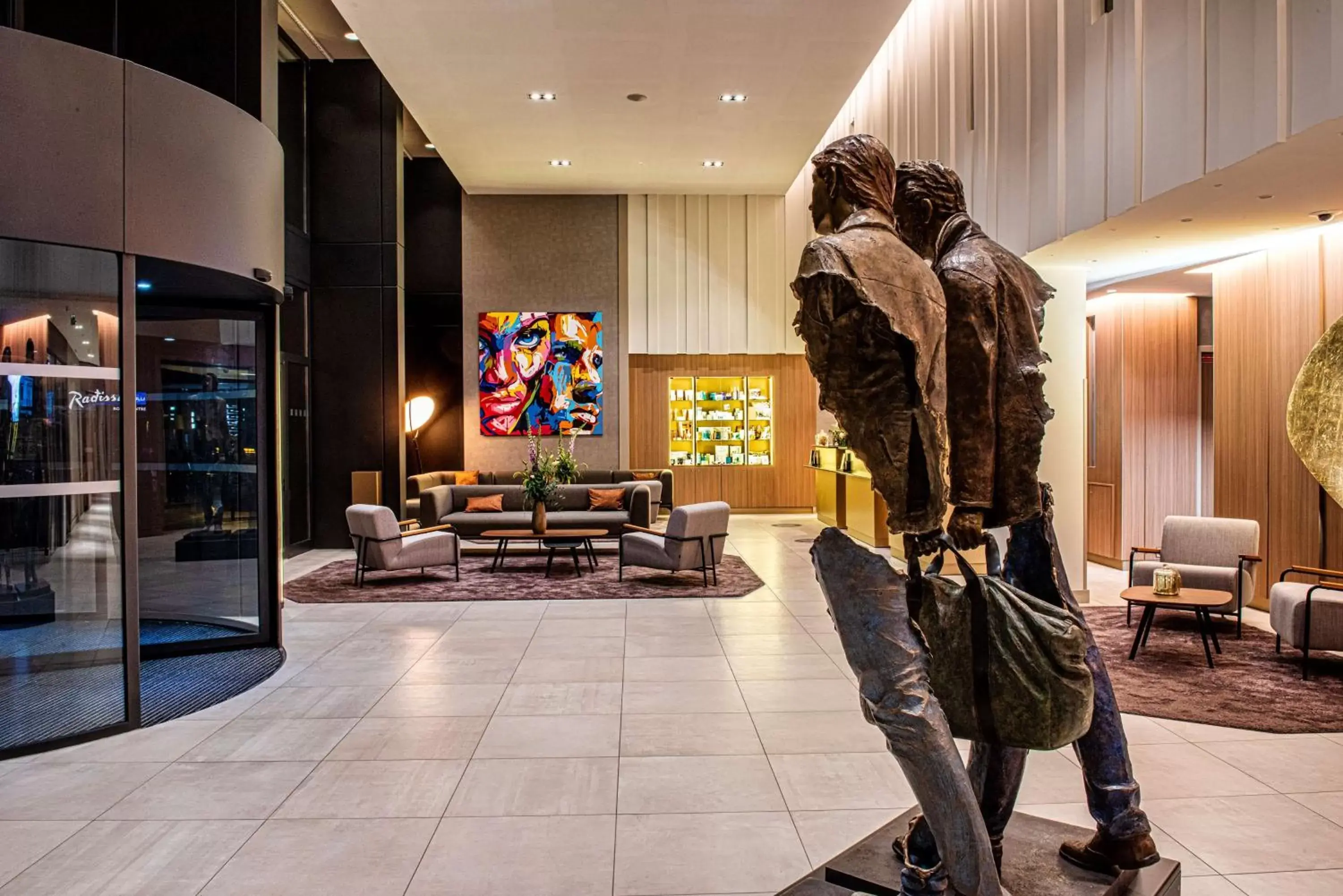 Lobby or reception in Radisson Blu Hotel, Rouen Centre