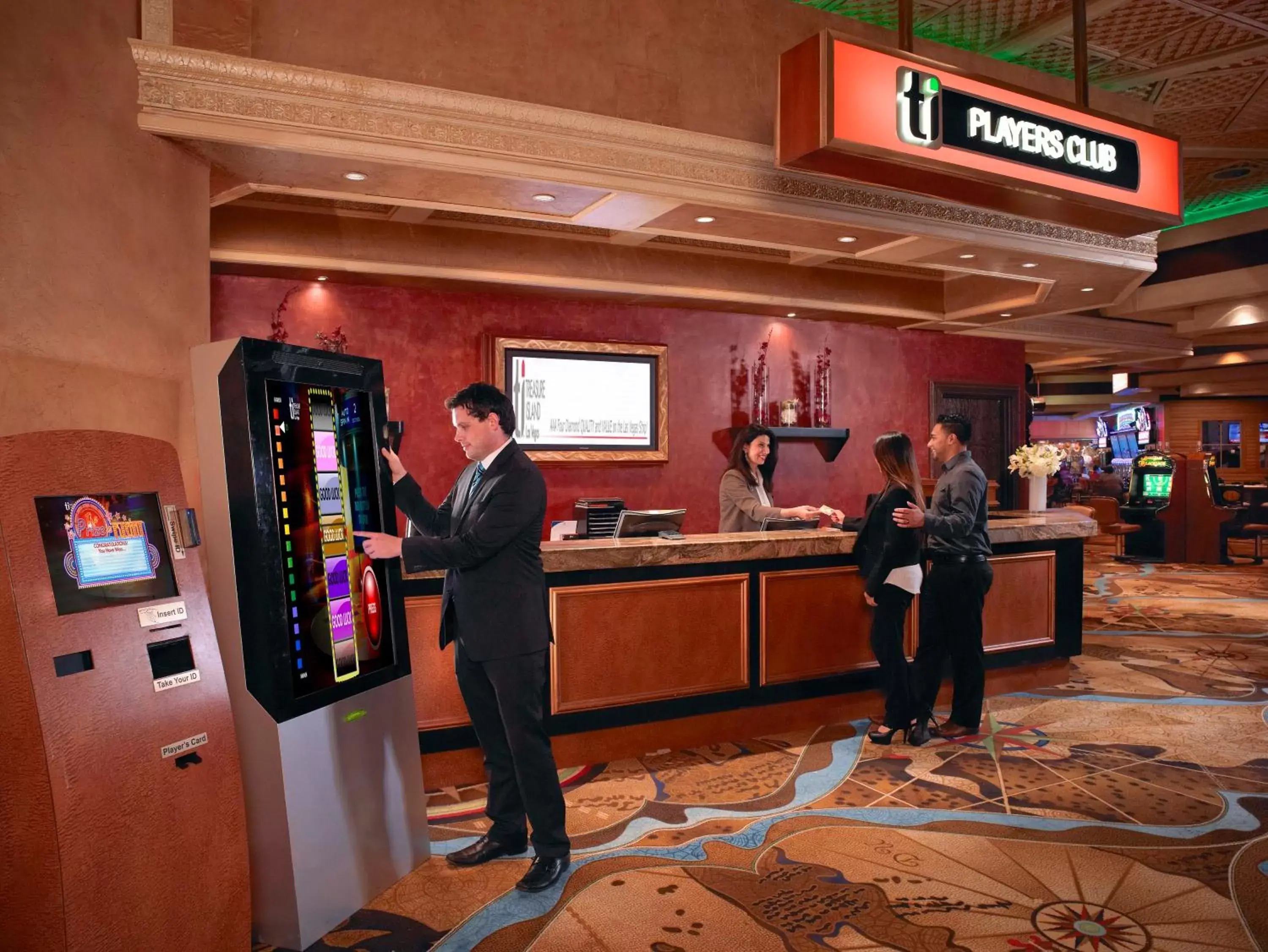 People in Treasure Island - TI Las Vegas Hotel & Casino, a Radisson Hotel