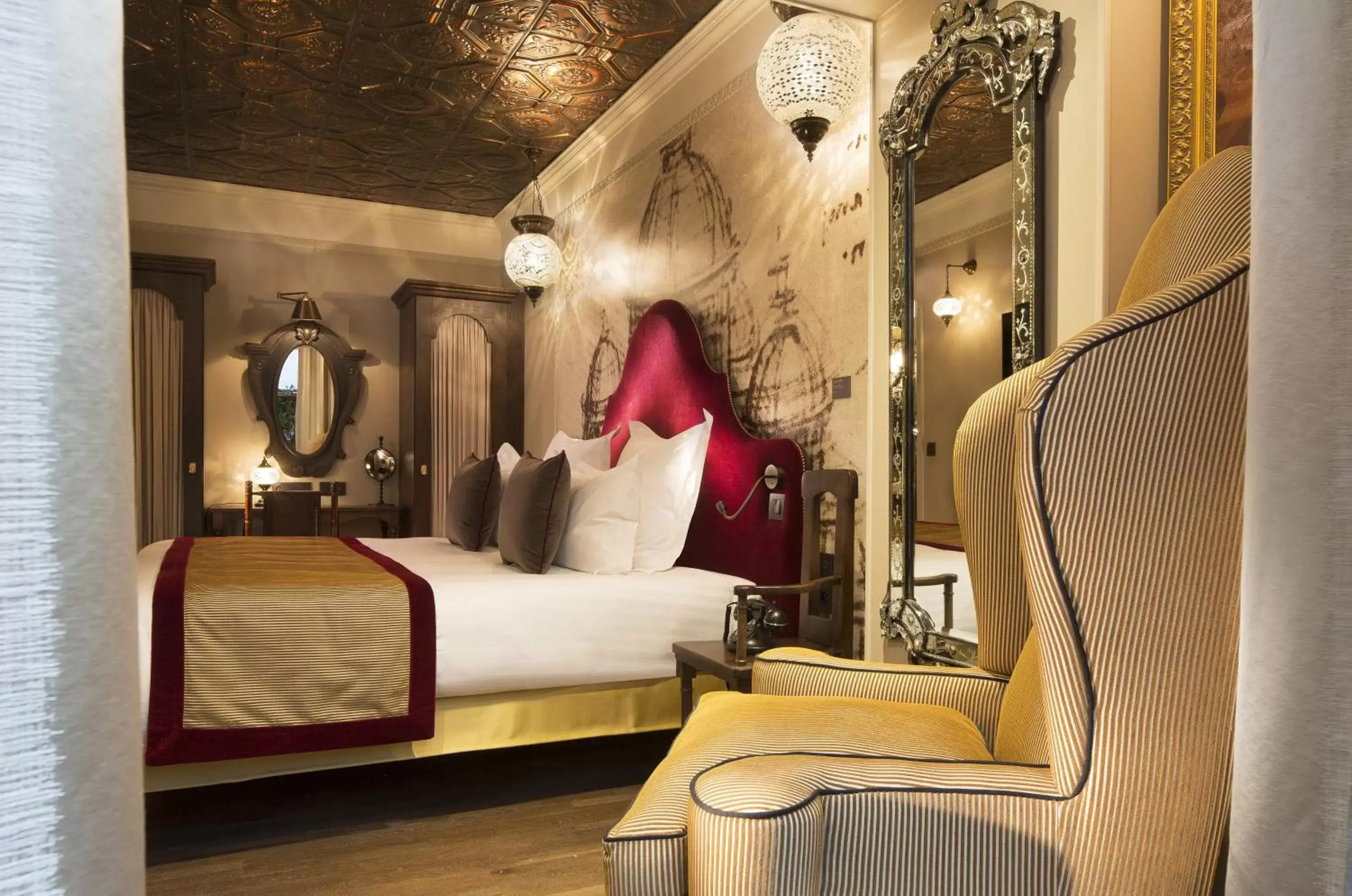 Bed in Hotel Da Vinci