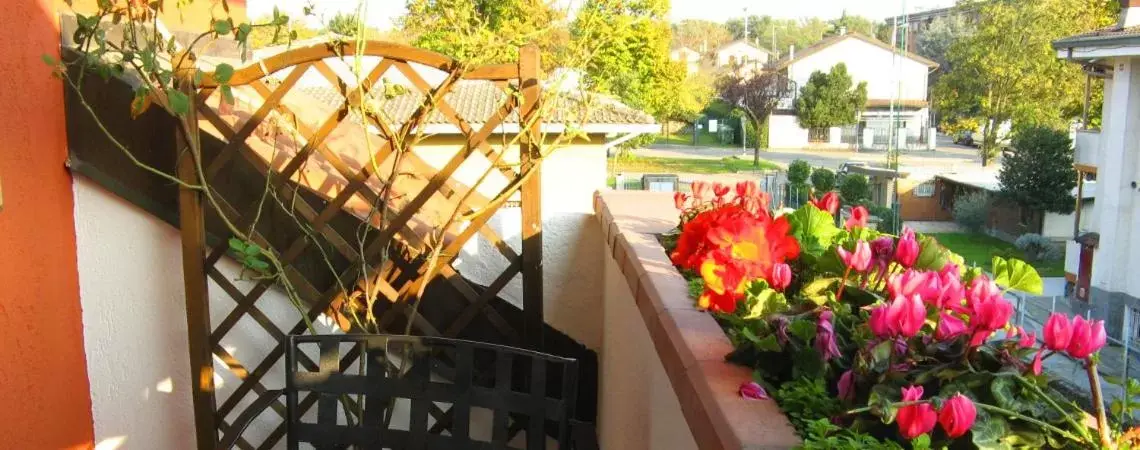 Balcony/Terrace in B&B Via Roma