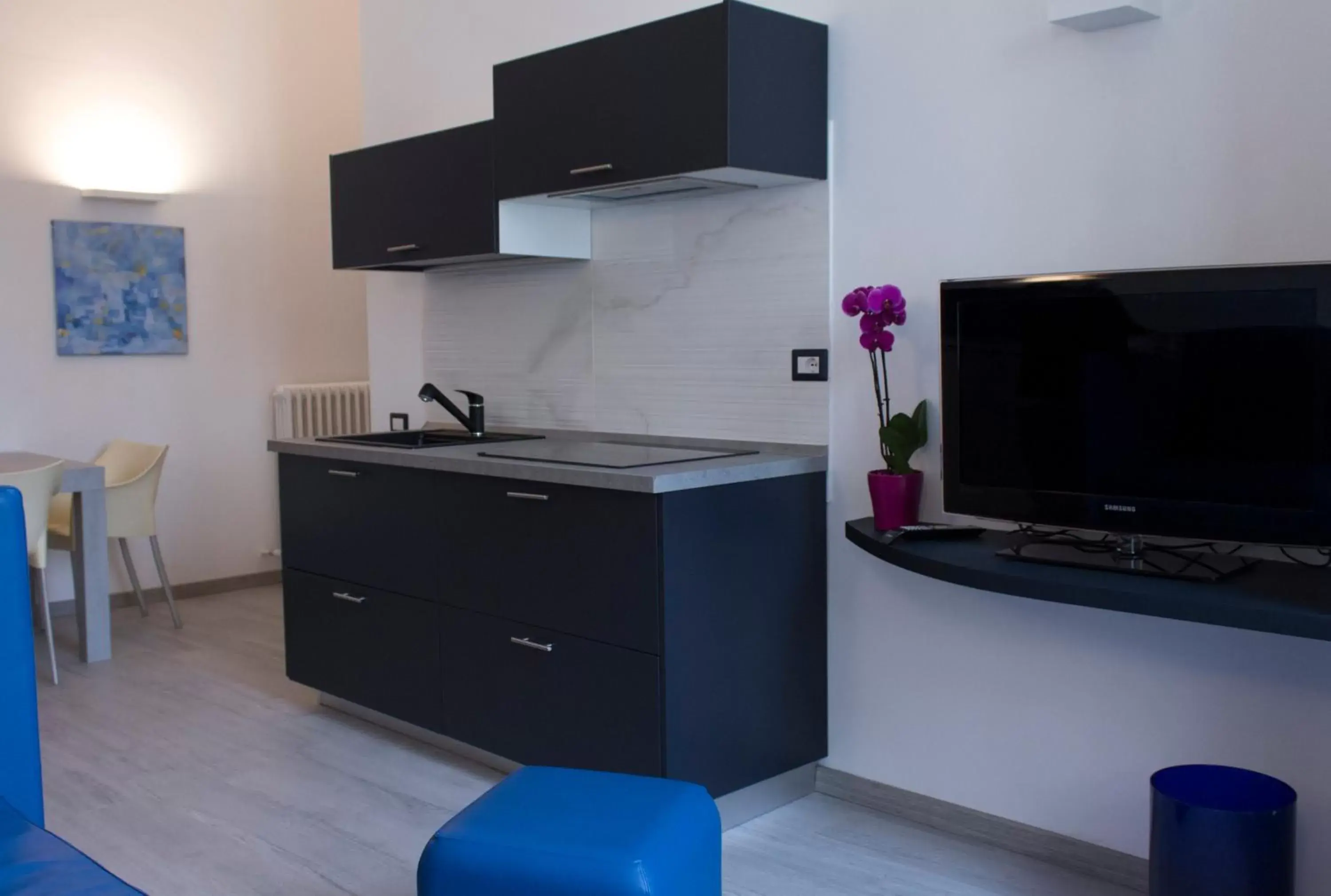 TV and multimedia, Kitchen/Kitchenette in Hotel Europa Varese