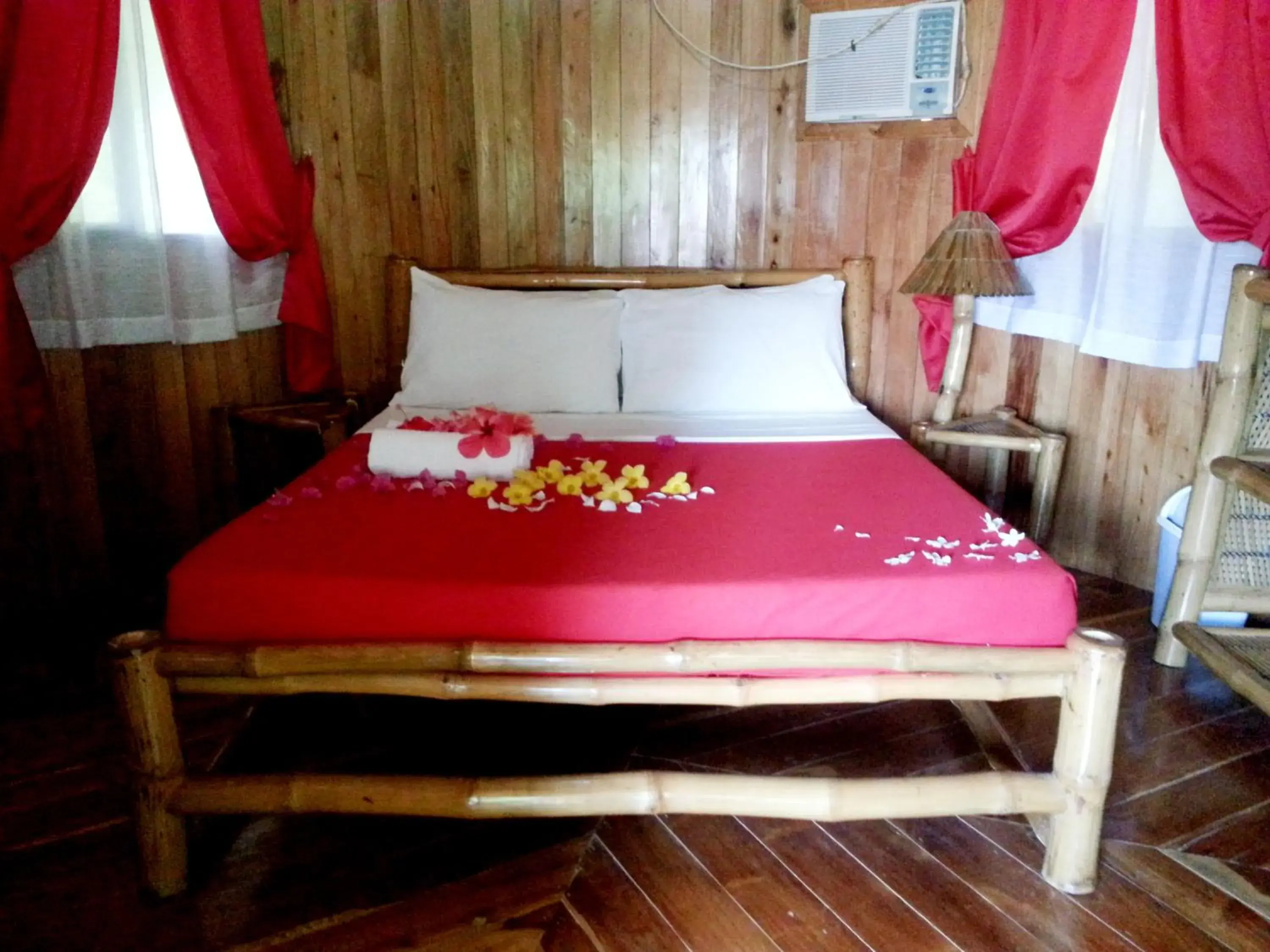Bed in Hof Gorei Beach Resort Davao