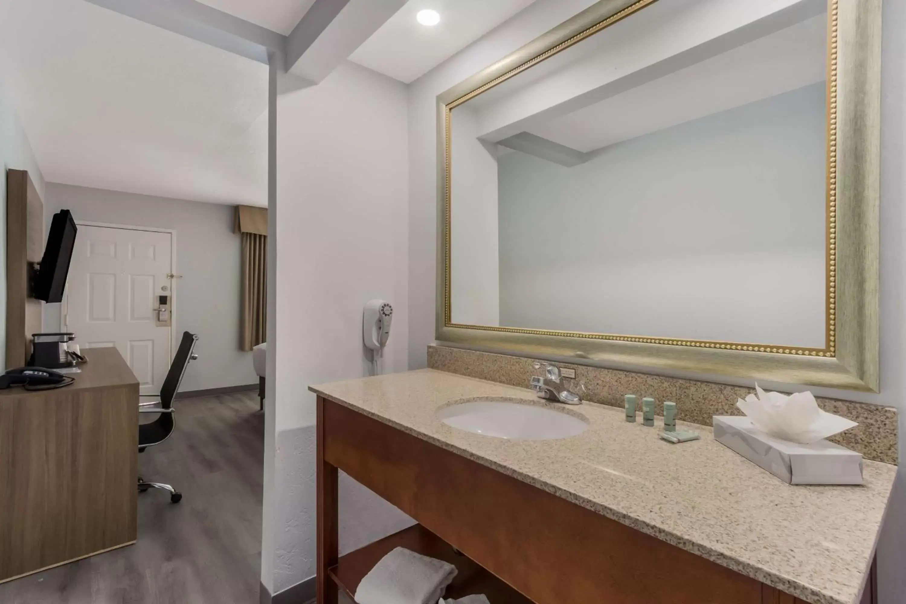 Bathroom in SureStay Plus Hotel by Best Western Tempe University