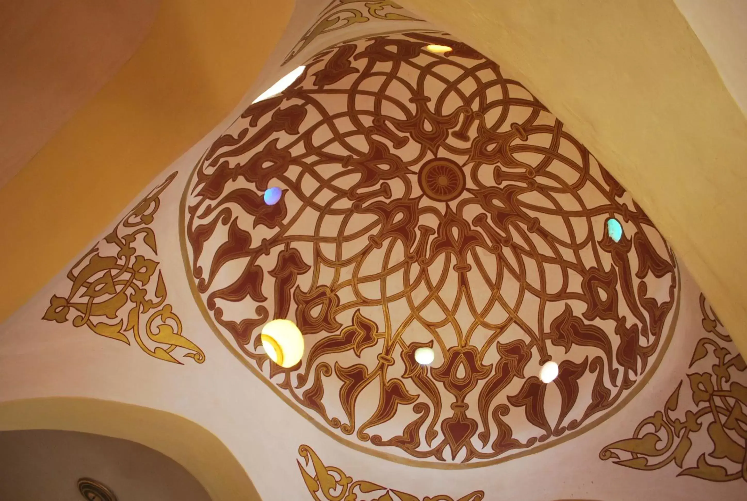Decorative detail in Al Moudira Hotel