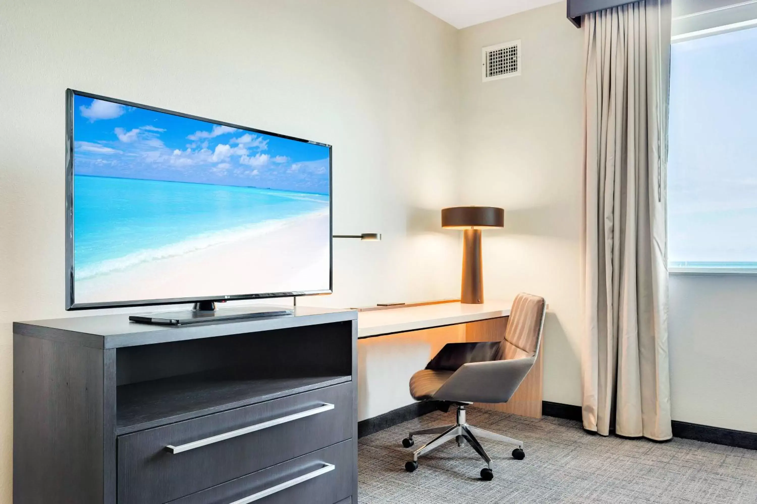 Photo of the whole room, TV/Entertainment Center in Residence Inn by Marriott Corpus Christi Downtown