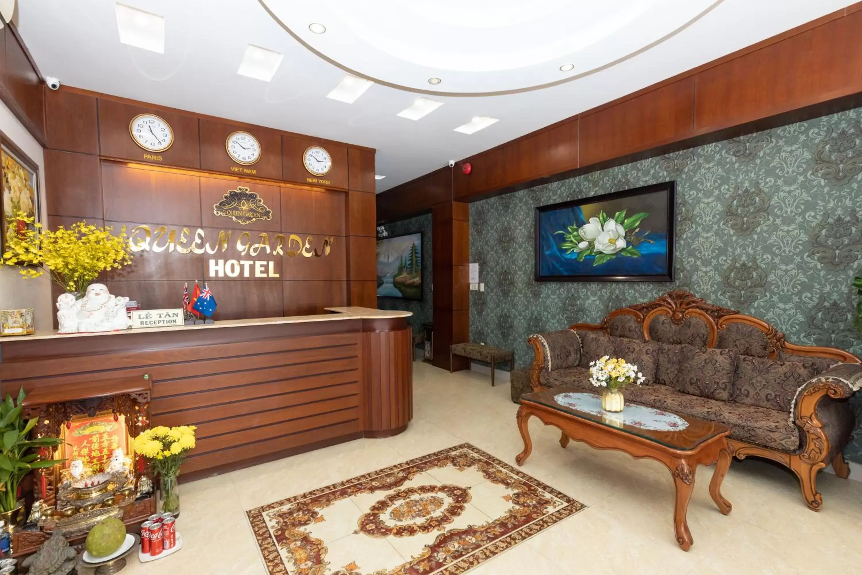 TV and multimedia, Lobby/Reception in Queen Garden Hotel & Apartment