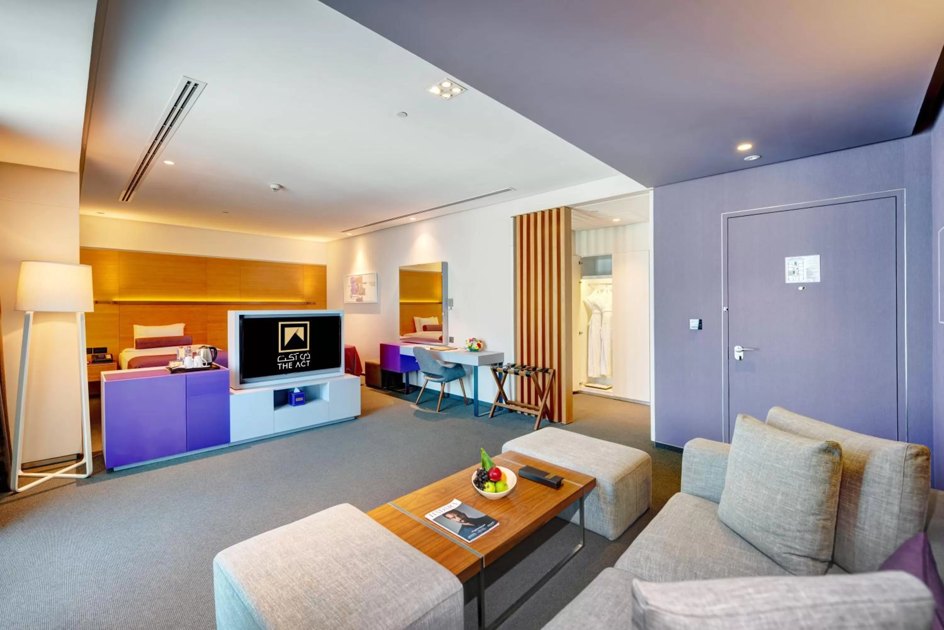 Photo of the whole room in The Act Hotel Sharjah