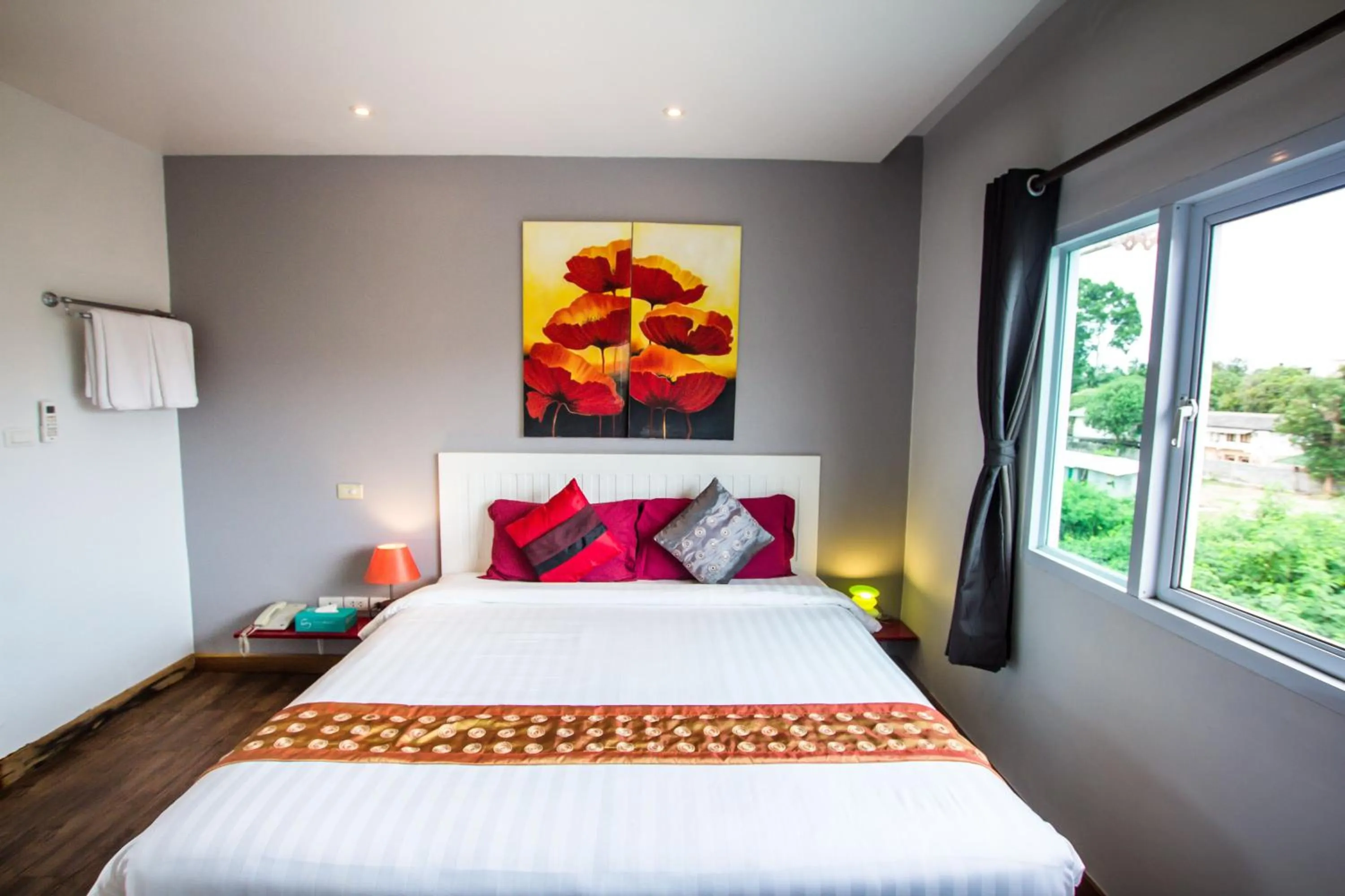 Bed in Queen Boutique Hotel Chaweng