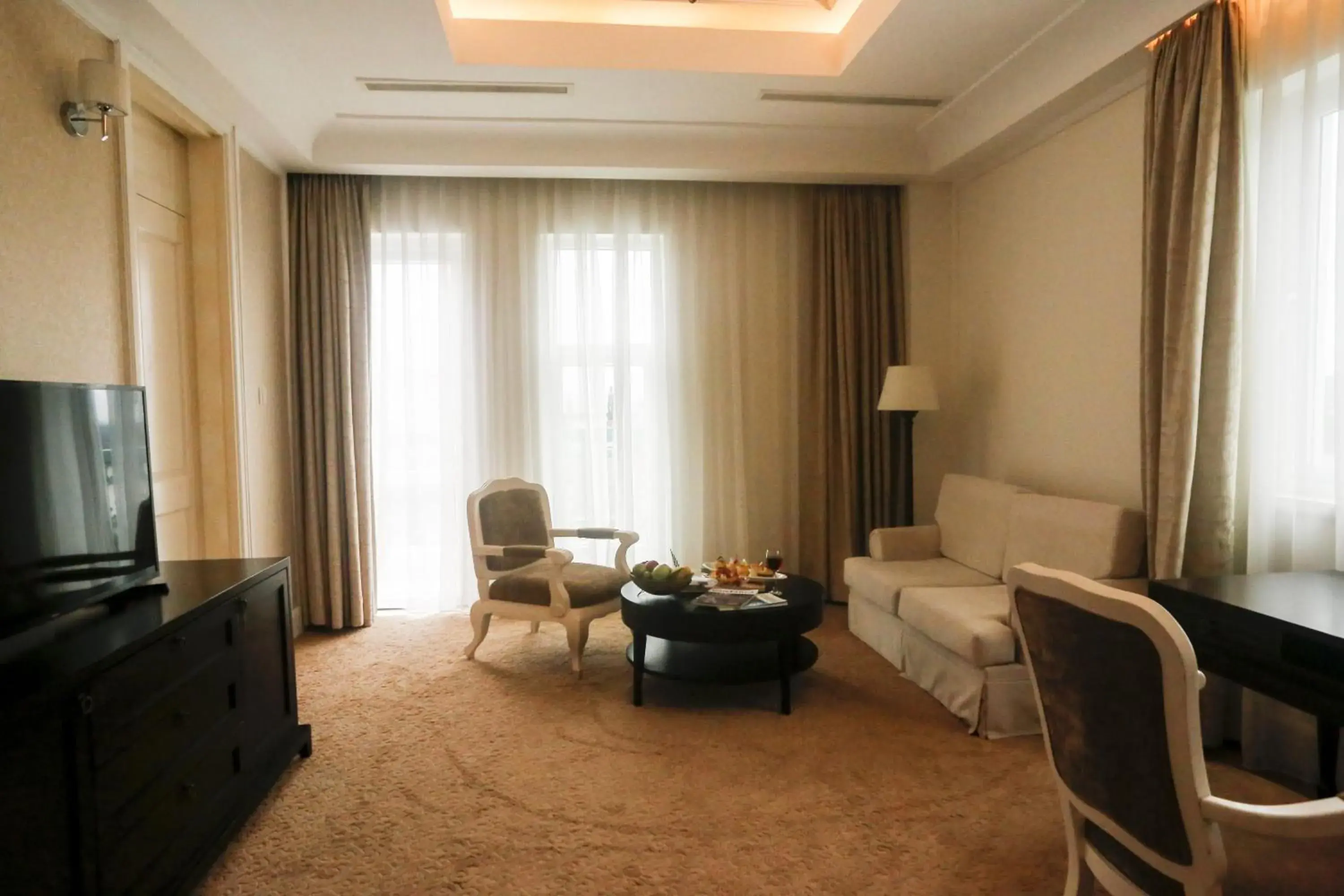 Living room, Seating Area in La Sapinette Hotel