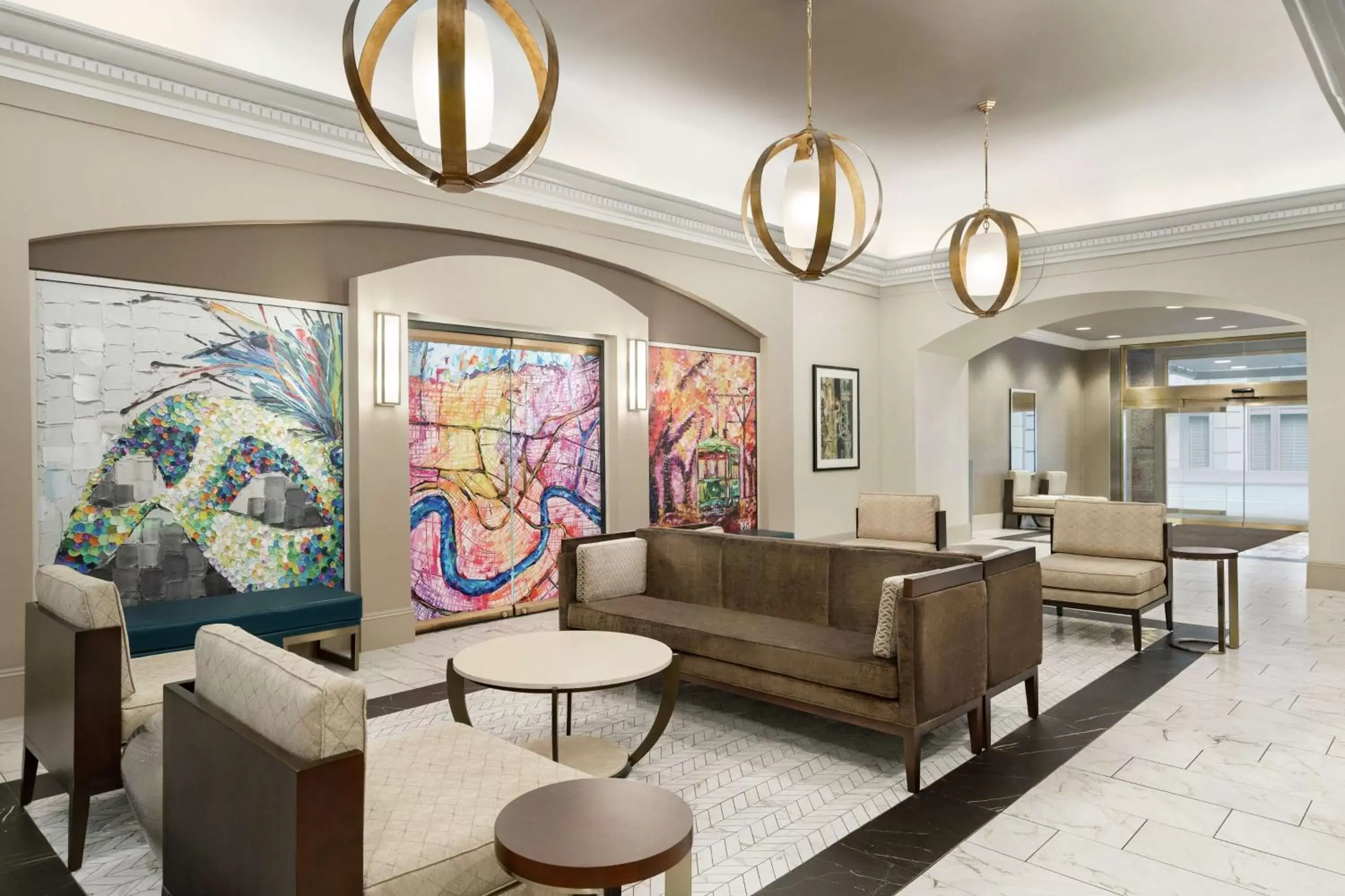 Lobby or reception in Hampton Inn Downtown / French Quarter Area Lobby or reception in Hampton Inn Downtown / French Quarter Area