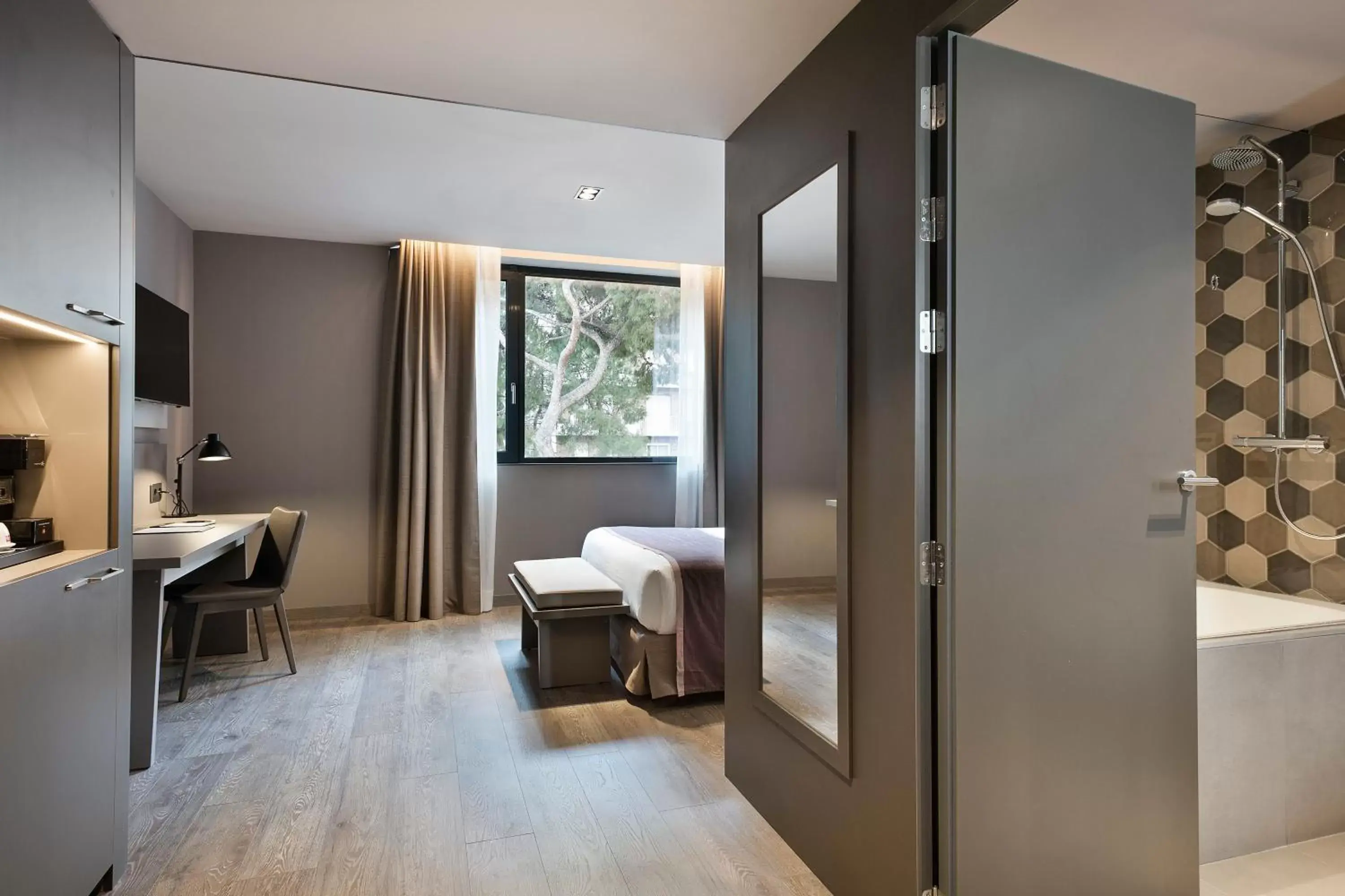 Bedroom, Bed in Upper Diagonal Bedroom, Bed in Upper Diagonal