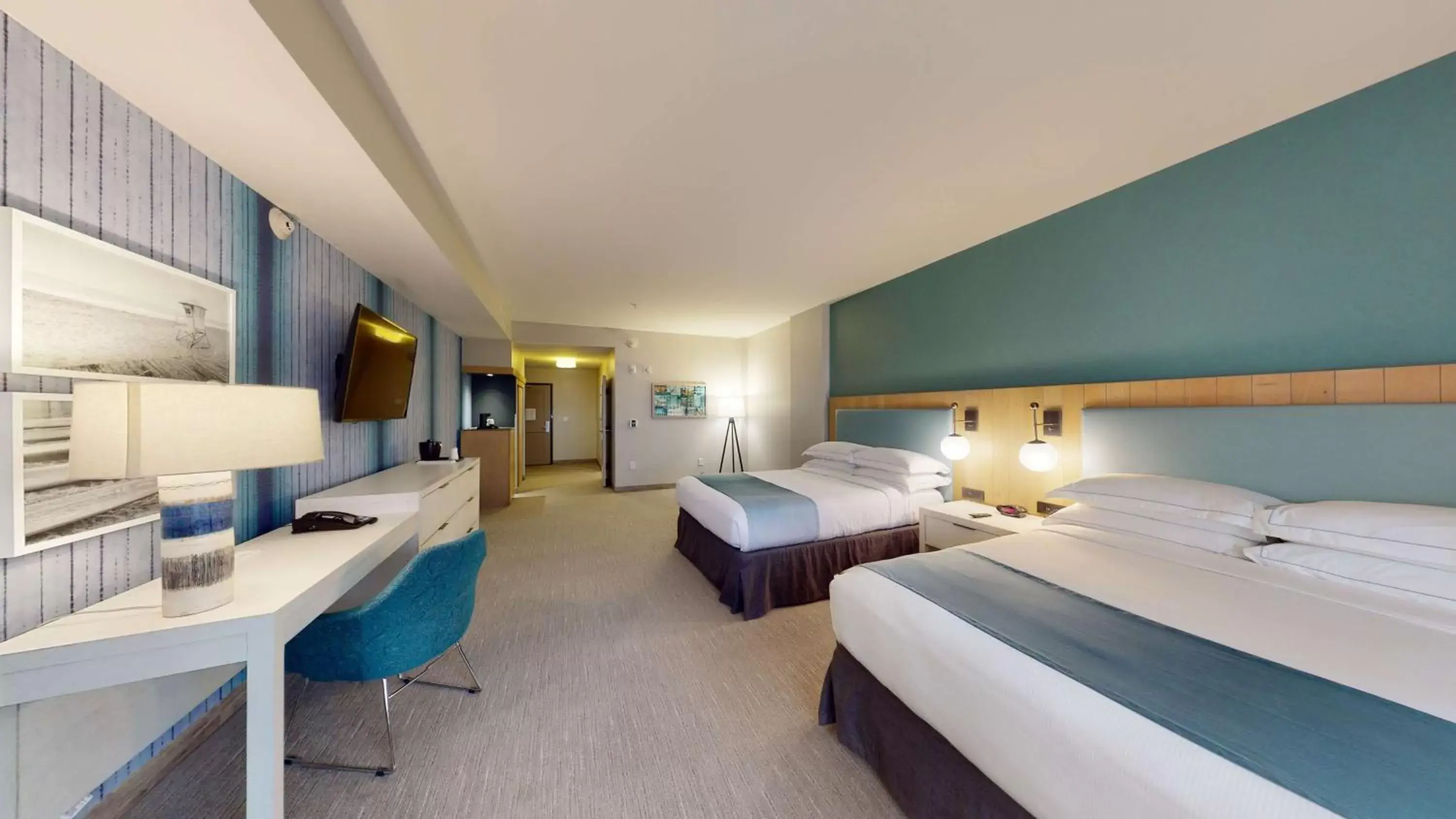 Queen Room with Two Queen Beds - Hearing Access in SunCoast Hotel Anaheim, Tapestry Collection by Hilton Queen Room with Two Queen Beds - Hearing Access in SunCoast Hotel Anaheim, Tapestry Collection by Hilton