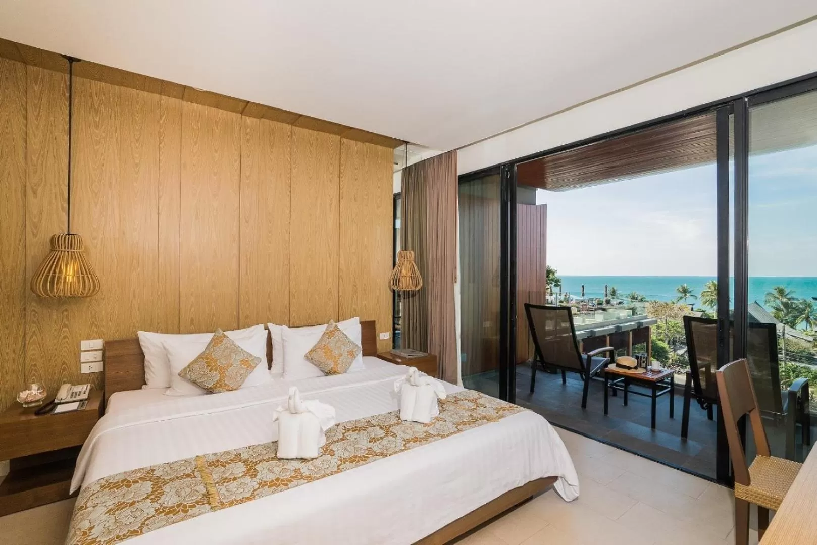 Bed in KC Grande Resort Koh Chang