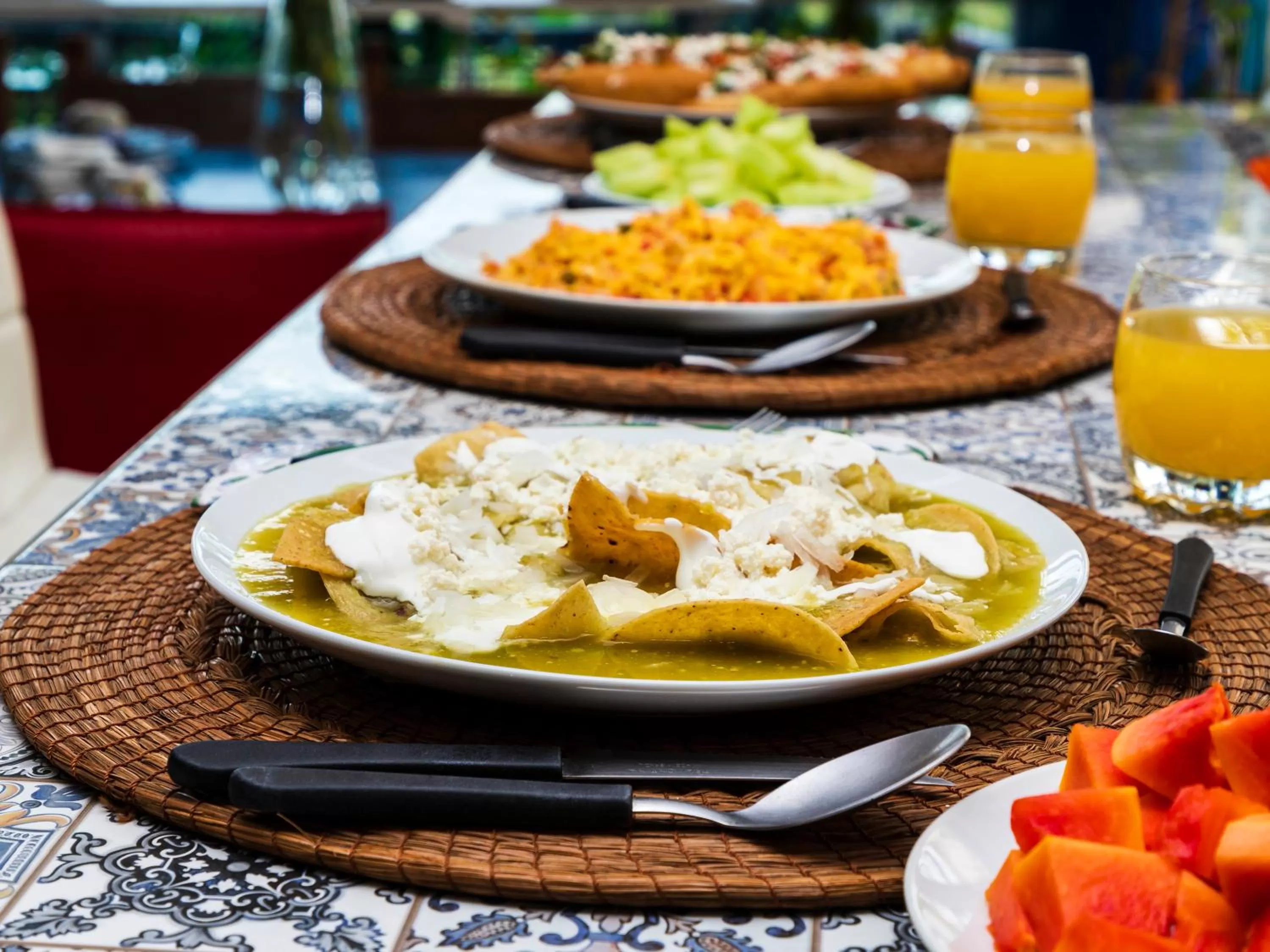 Food and drinks in Casa Itzae B&B Polanquito Dog Friendly